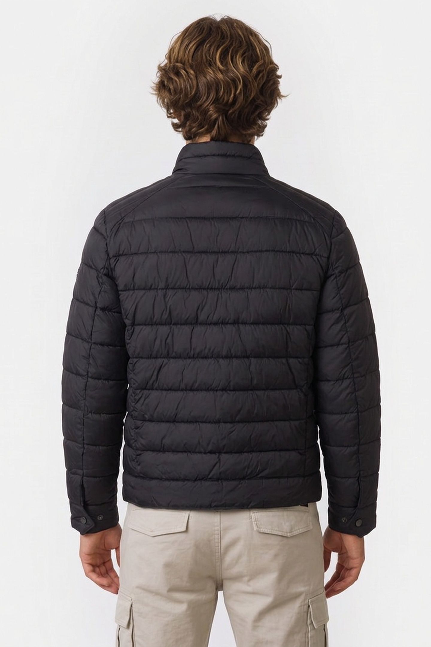 NON HOODED PACKABLE BLACK 2