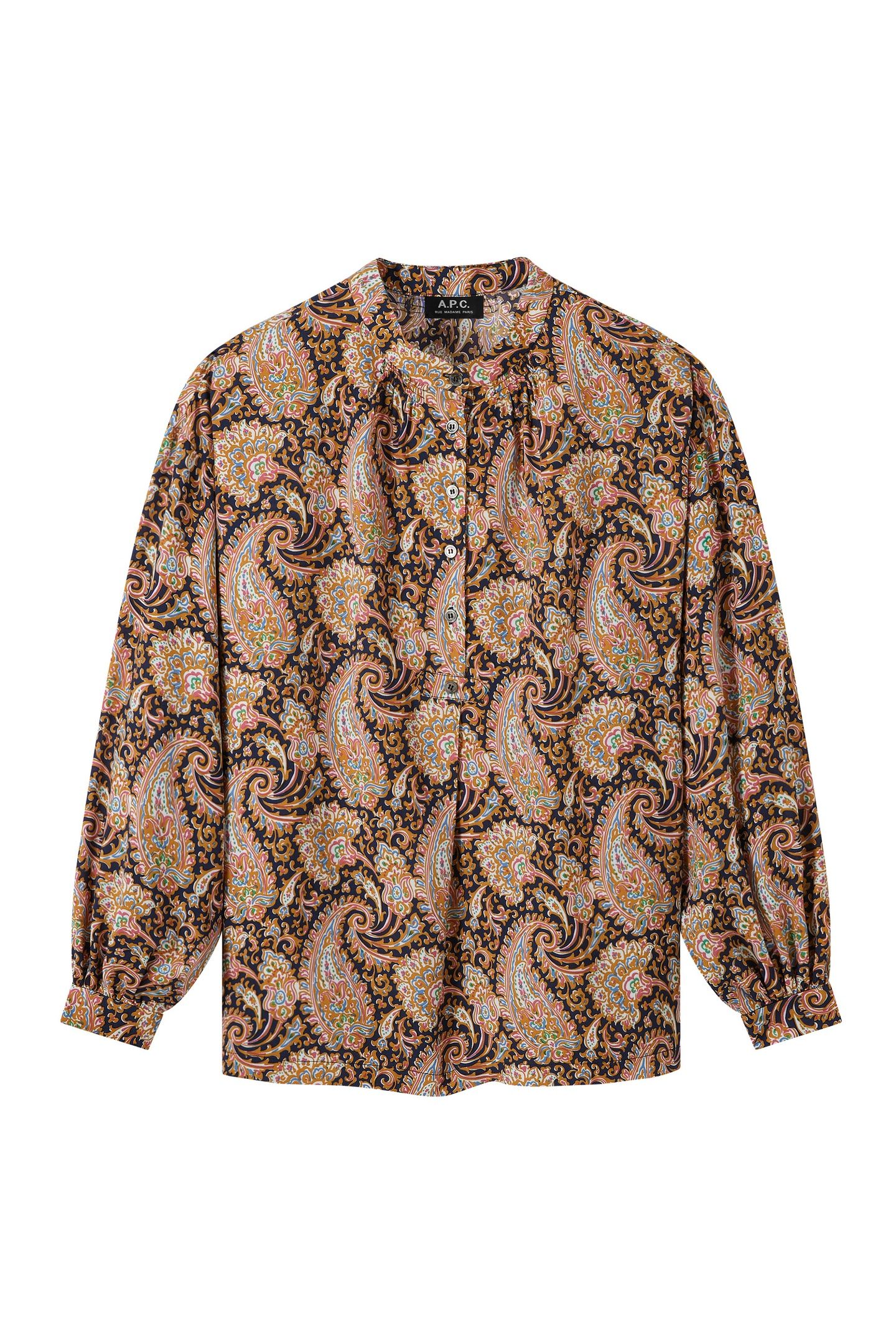 BLOUSE FLORA ORANGE 2
