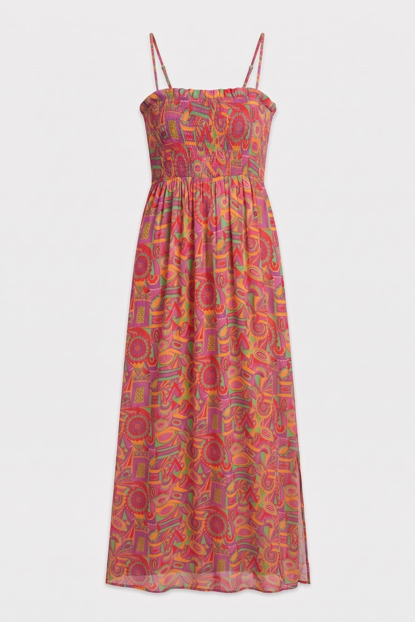 LONG DRESS FUSCHIA 3