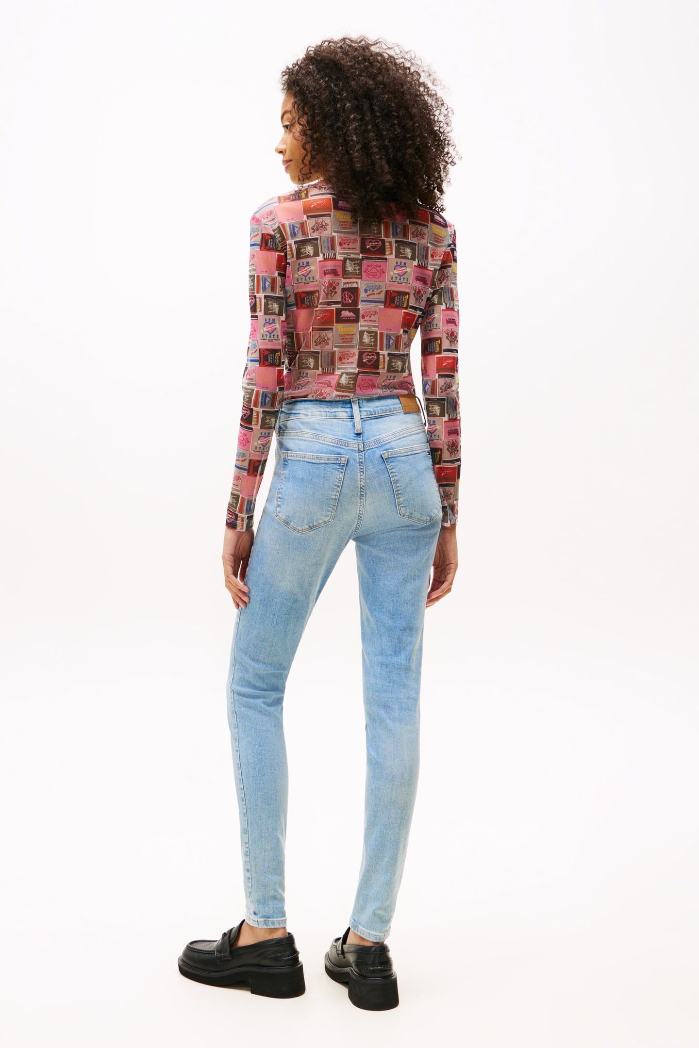 NORA MID RISE SKINNY BI0214 DENIM LIGHT 6