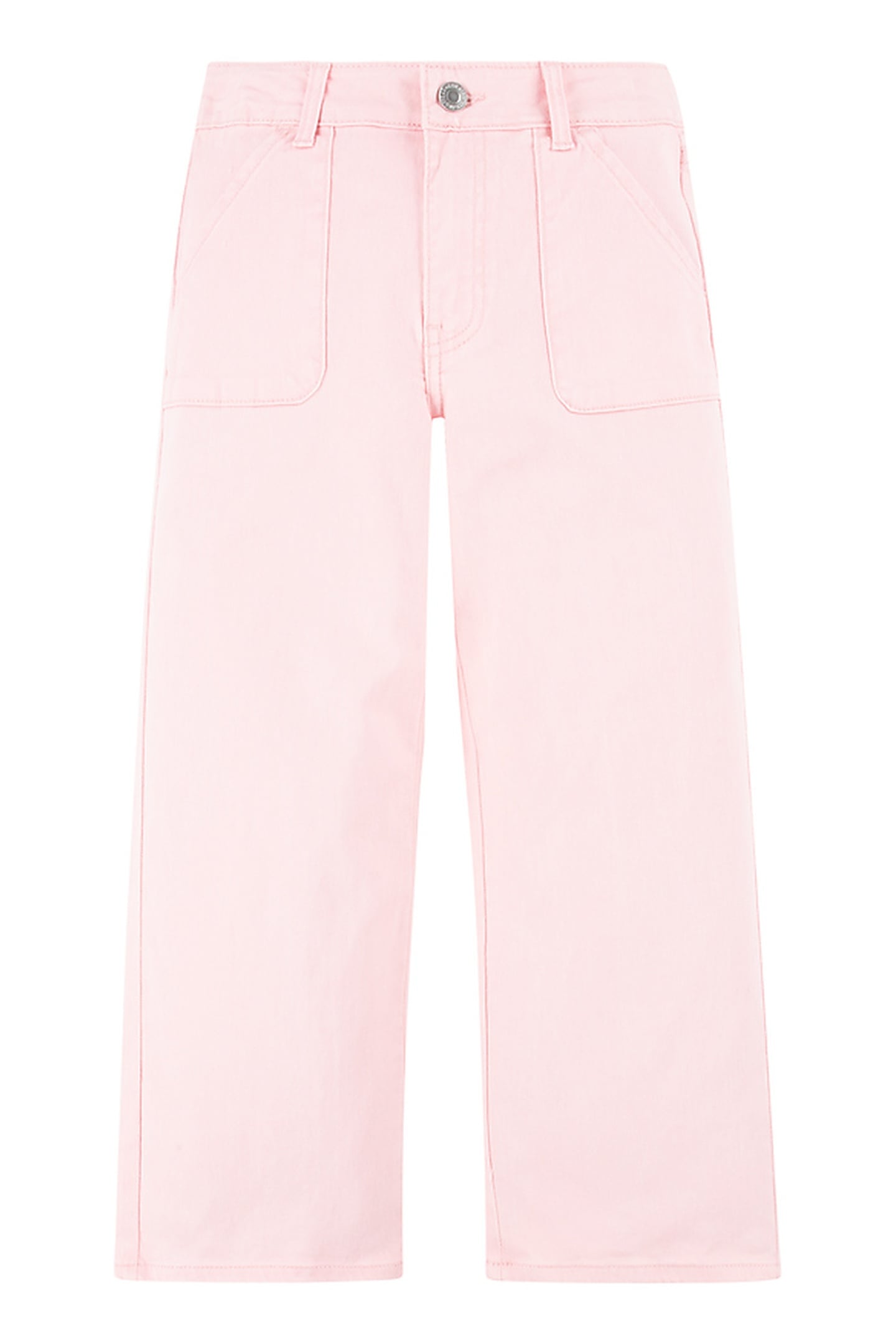 GIRLS CROPPED WIDE LEG PANT QUARTZ PINK 1