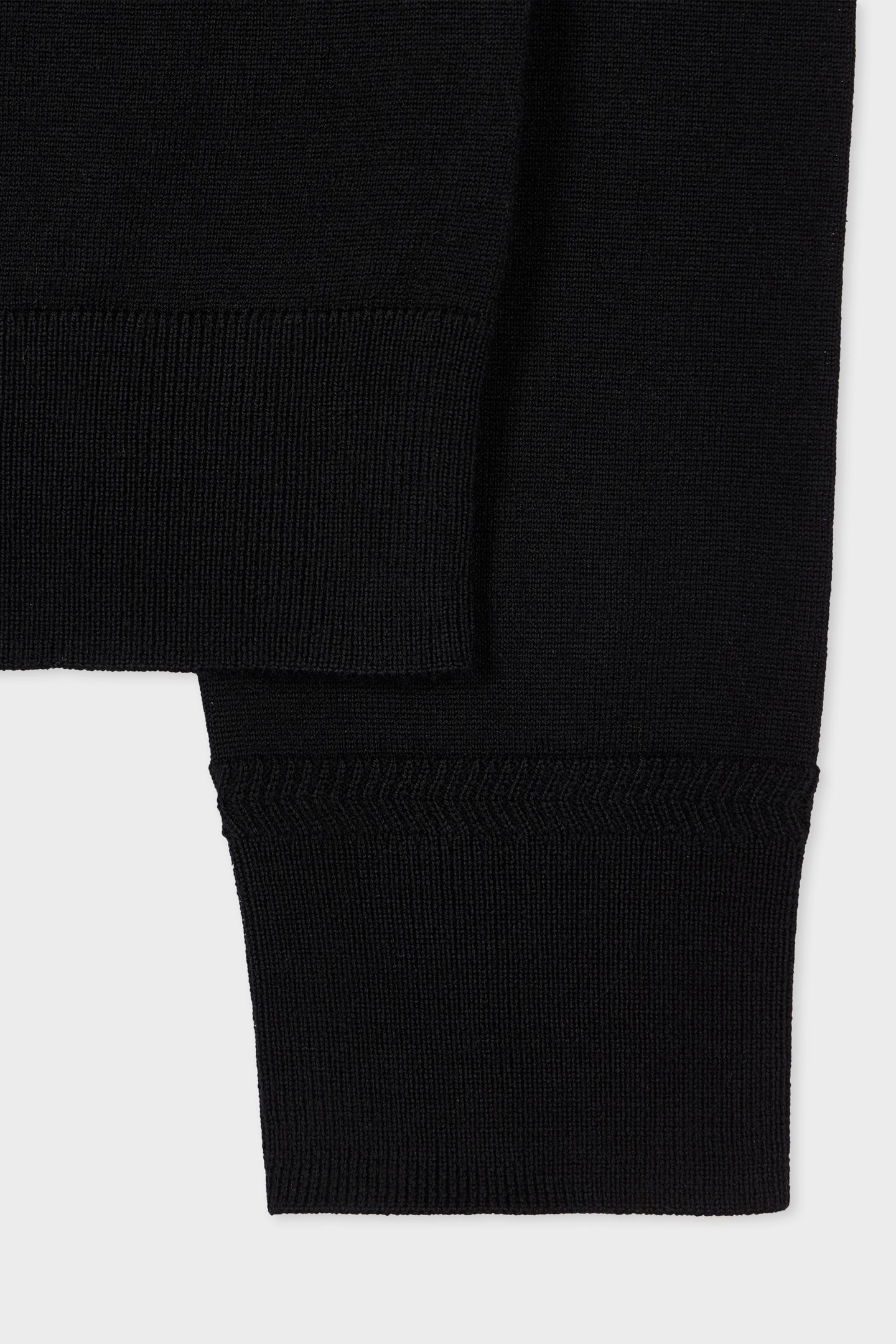 WOMENS KNITTED SWEATER CREW NECK BLACK 7