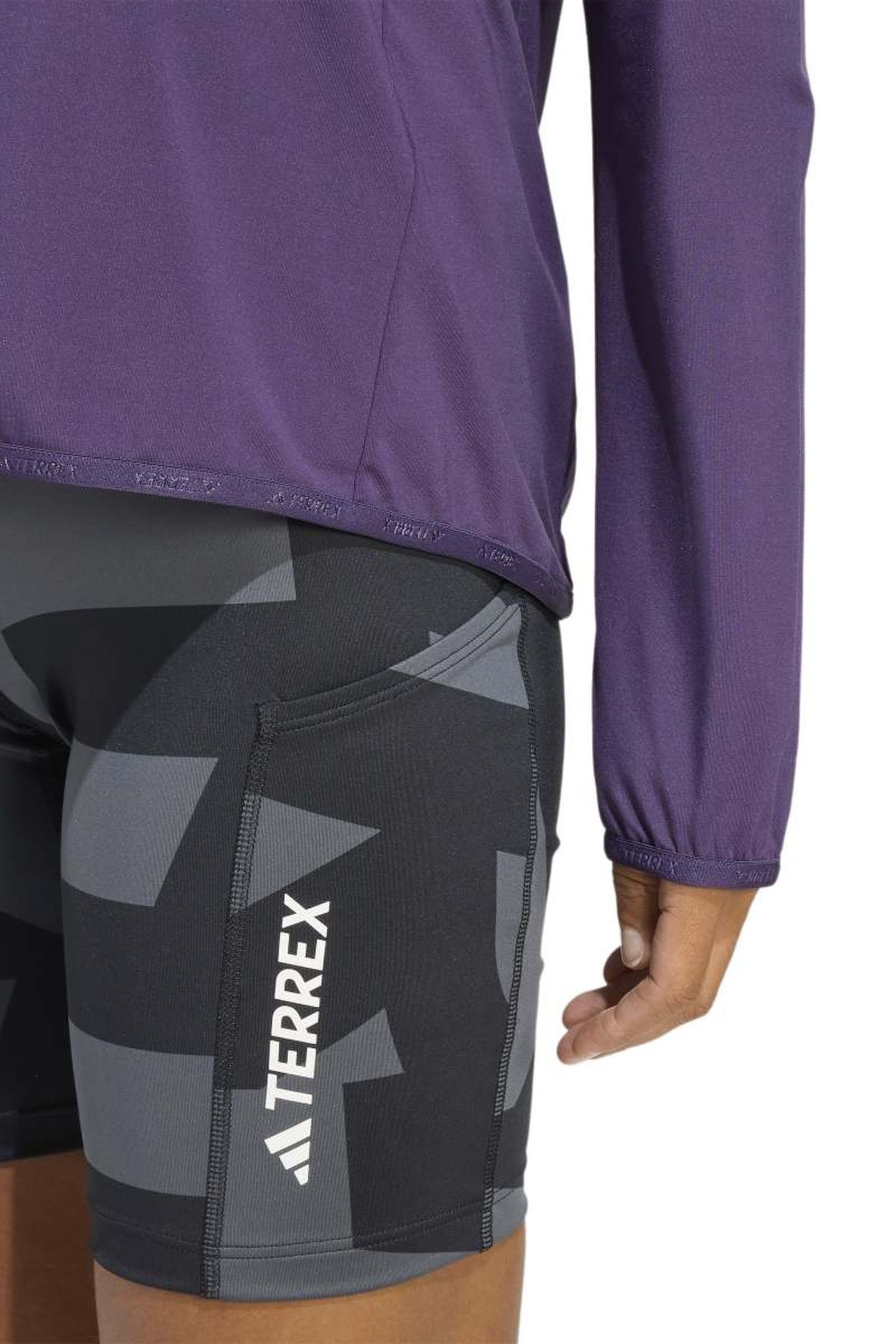 TERREX HALF-ZIP HIKING FLEECE AURORA PLUM 6