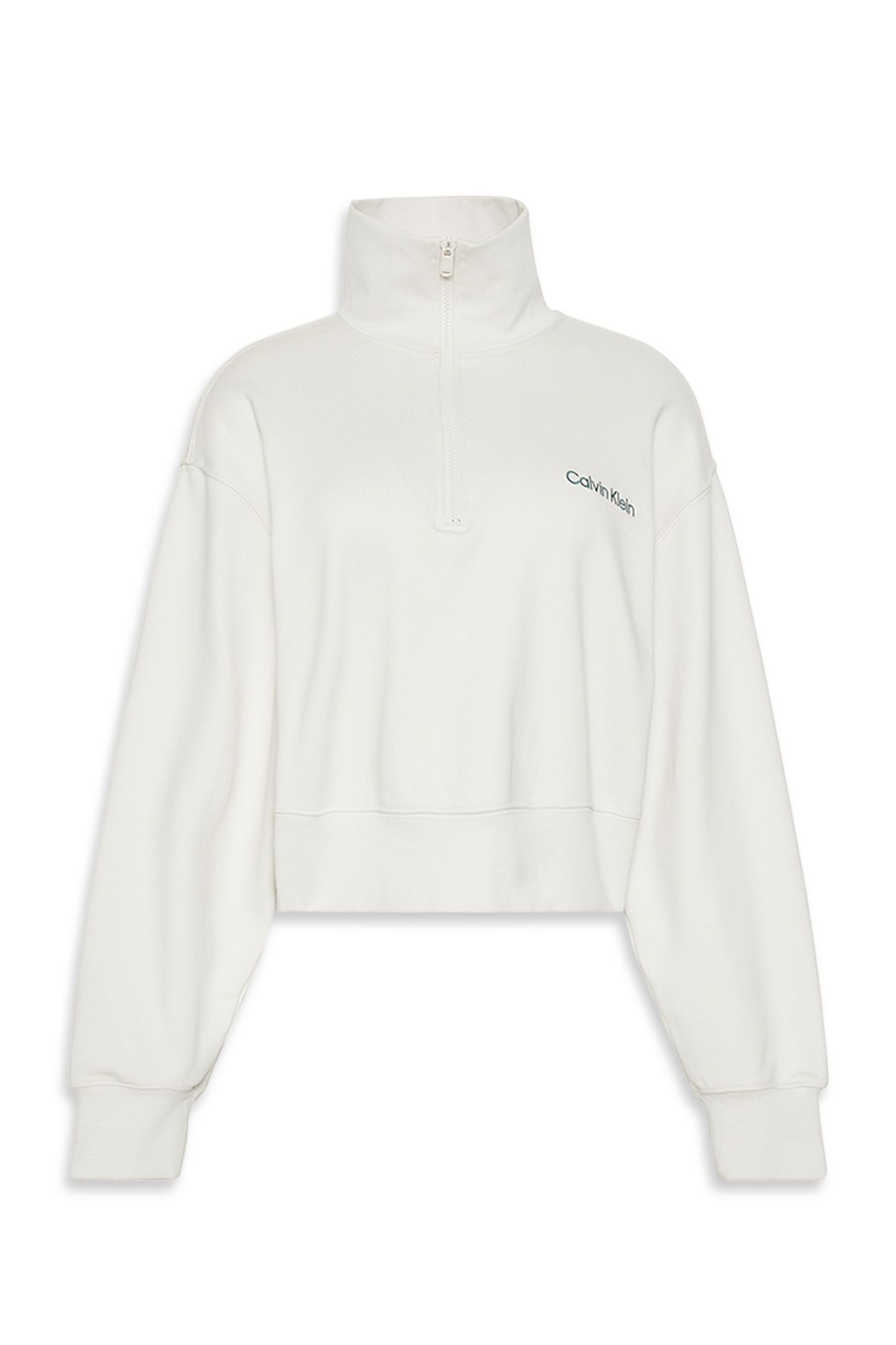 1/4 ZIP SWEATER CHALK 4