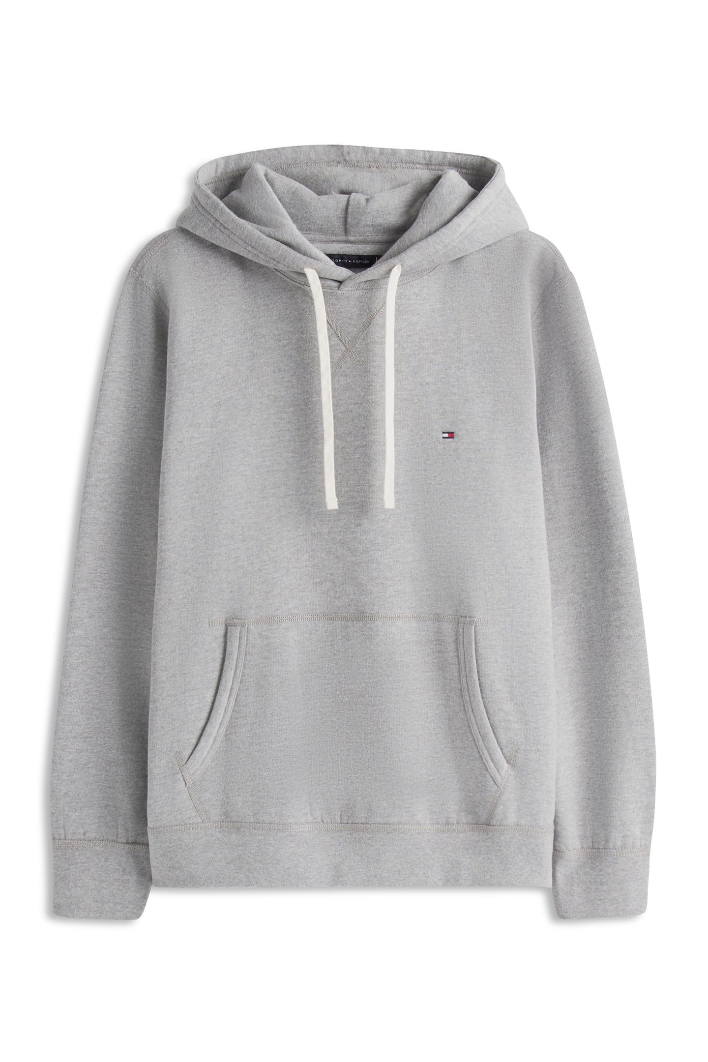 ESSENTIAL FLEECE HOODIE MEDIUM GREY HEATHER 4