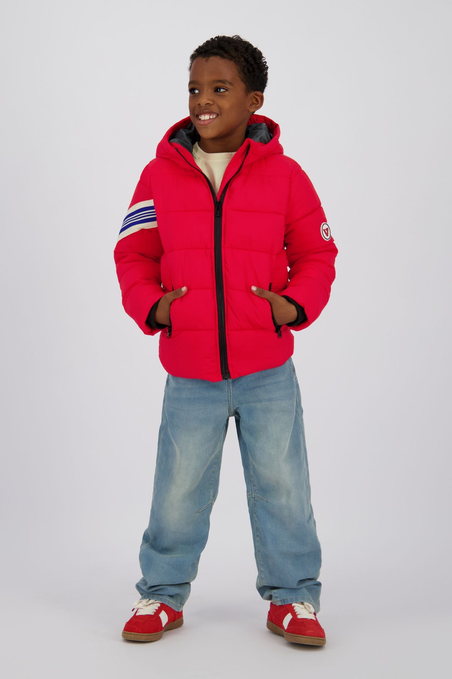 BOYS TONCO JACKET OUTDOOR FRESH RED 1