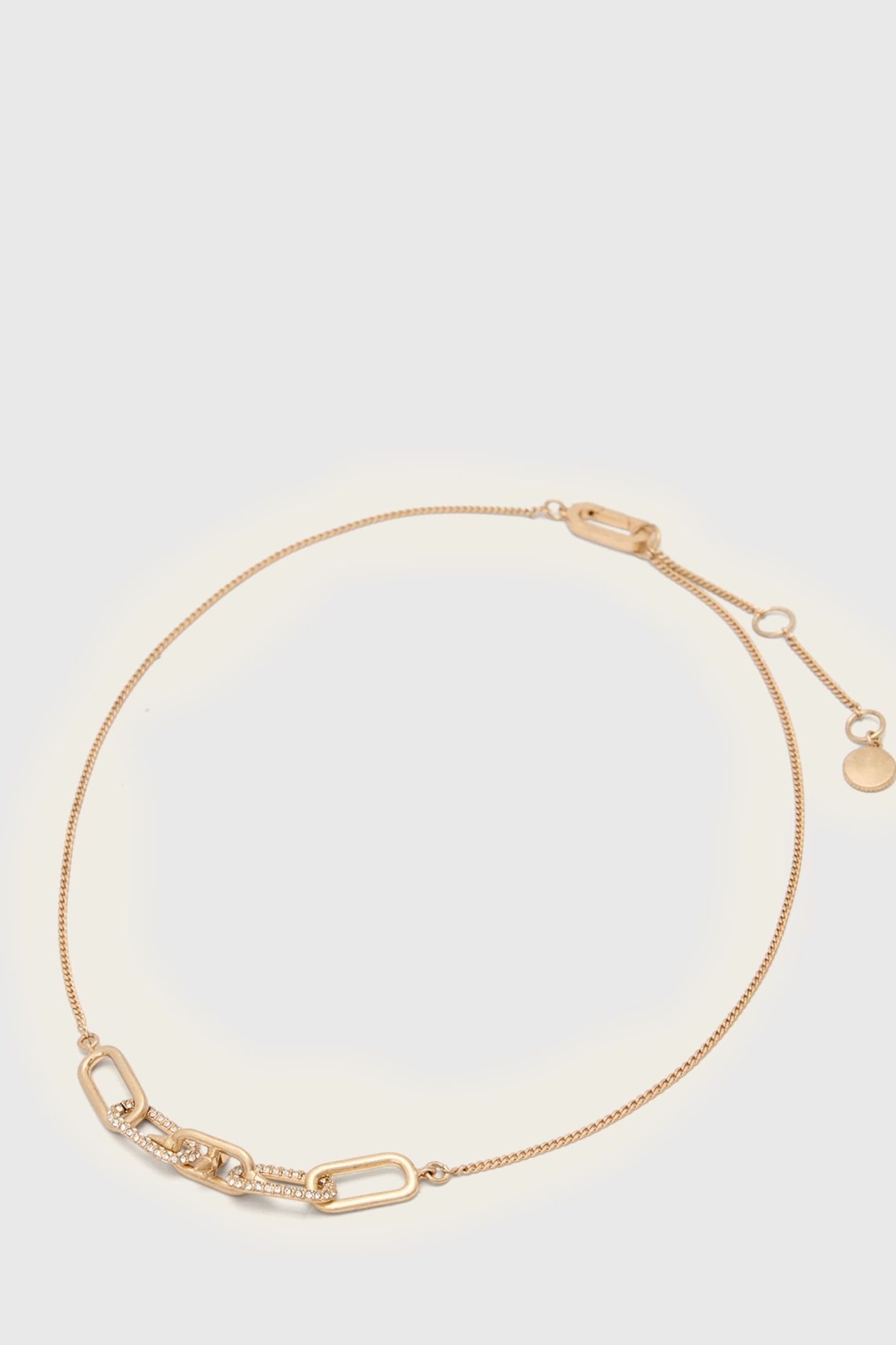LAIO PAVE LINK NCKLC WARM BRASS 1