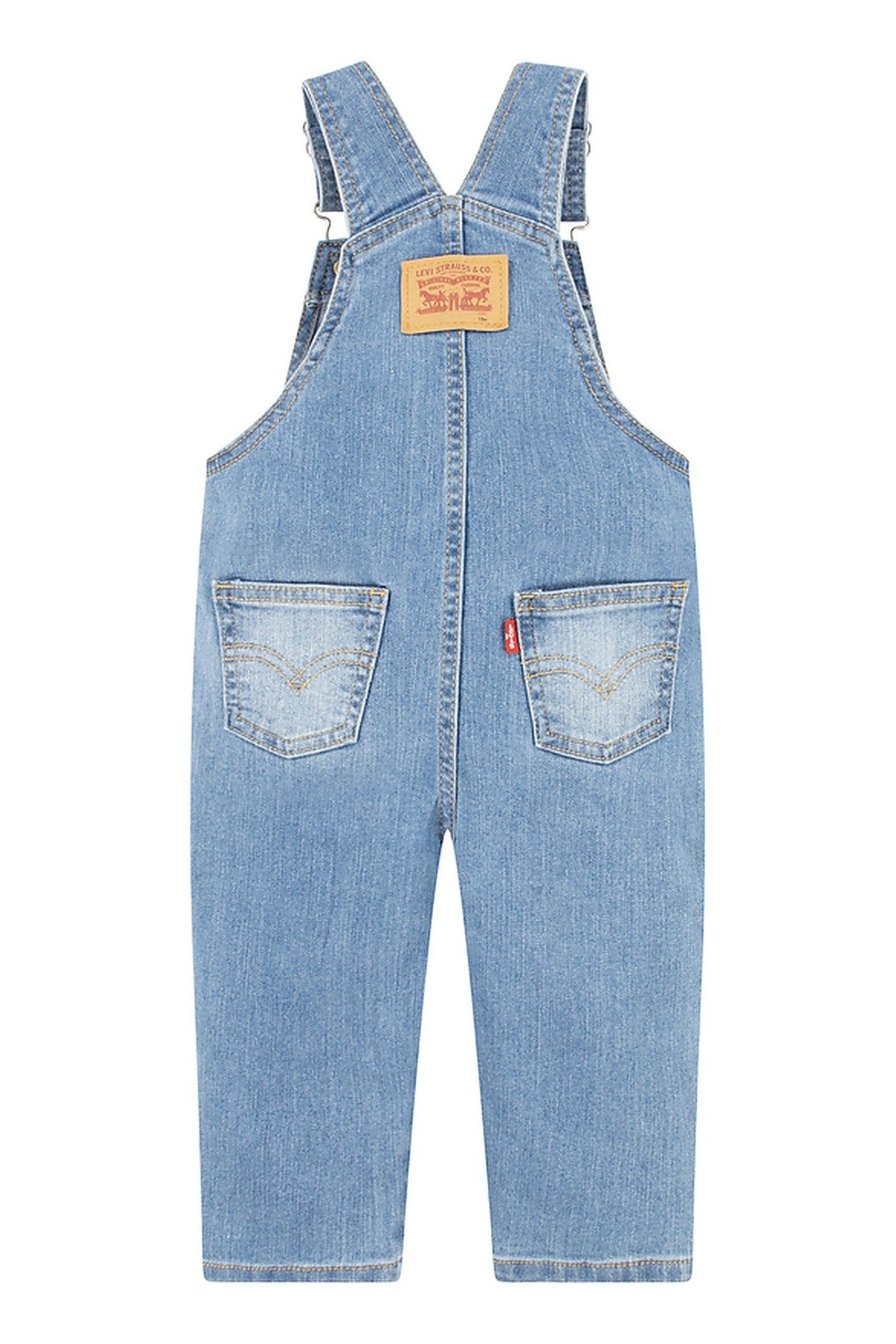 UNISEX DENIM SHORTALL BASIL SKY 2