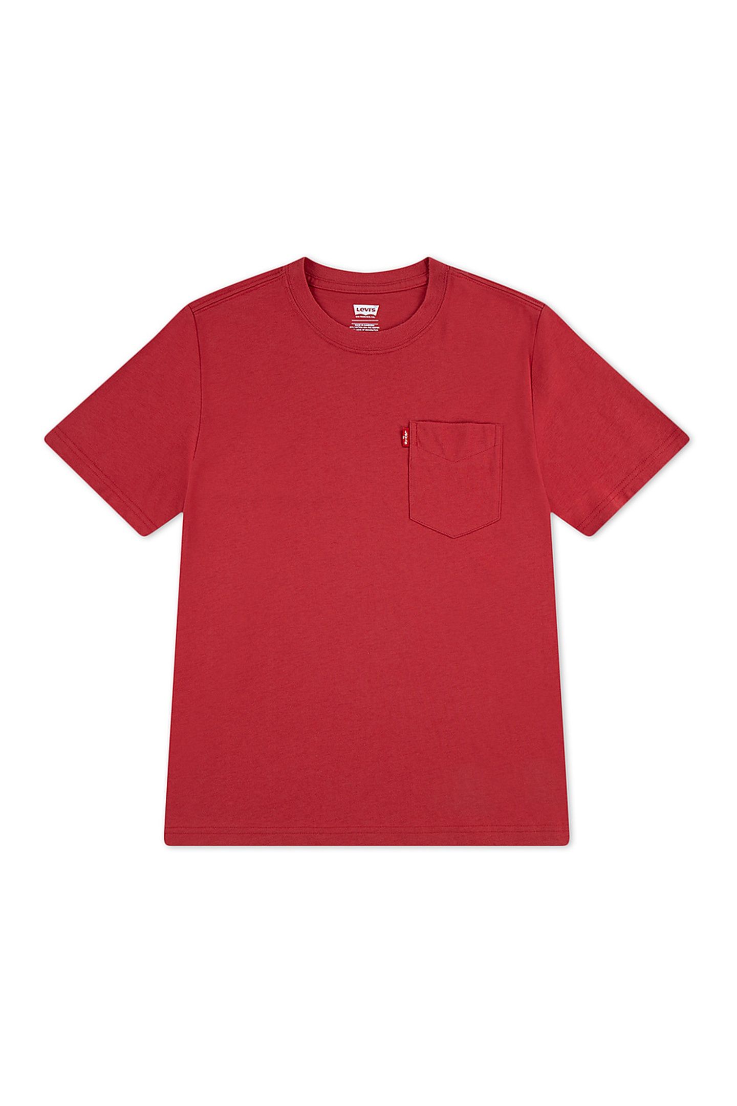 BOYS SUNSET POCKET TEE CARDINAL 1