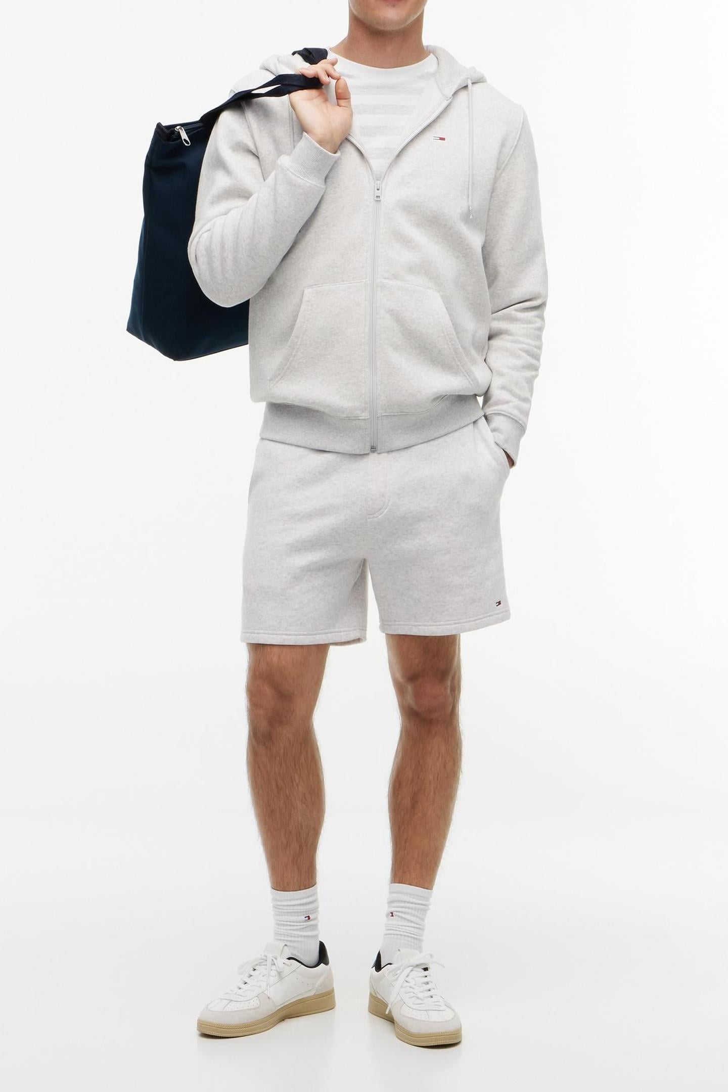 TJM REG FLAG ZIP THRU SILVER GREY HEATHER 3