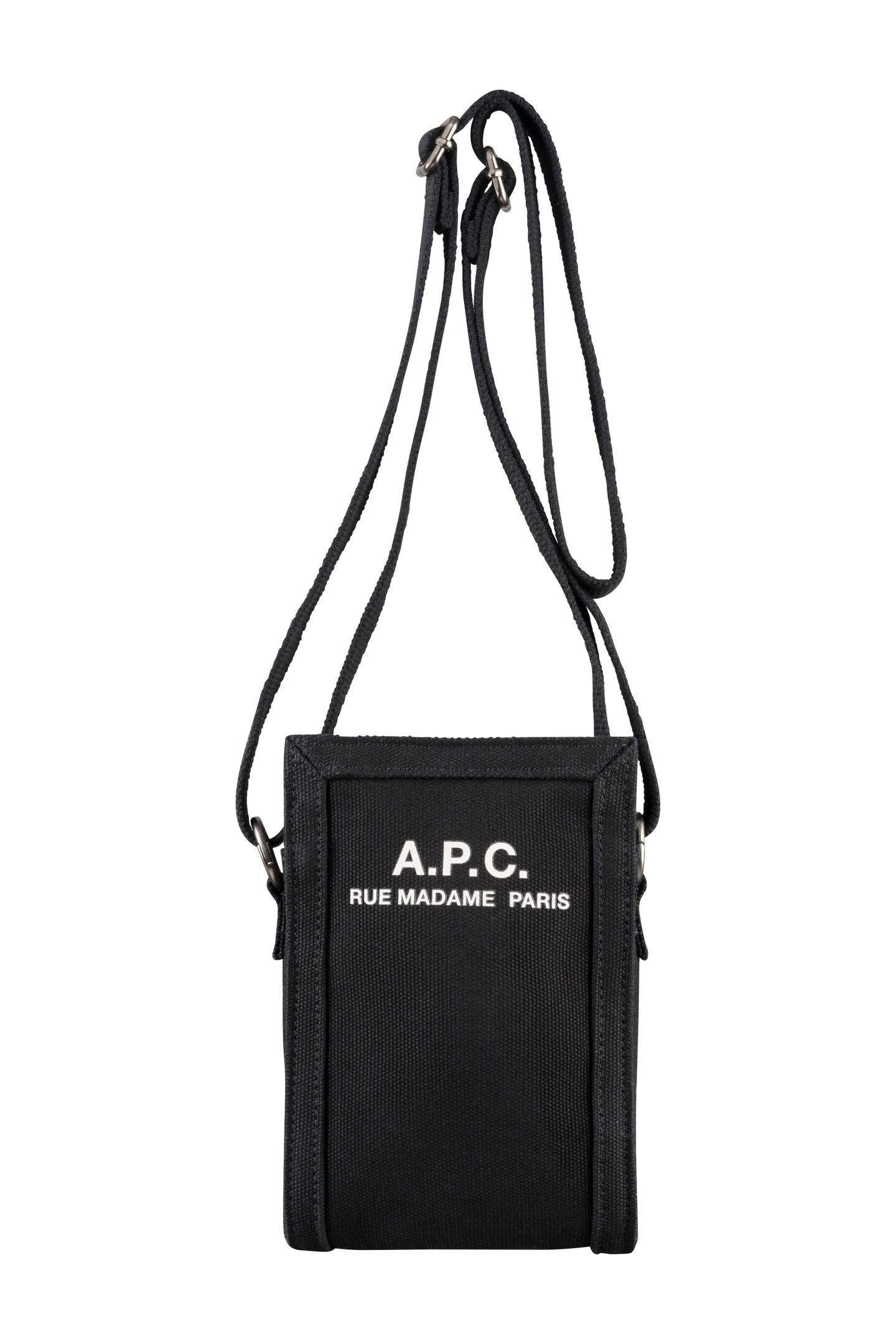 UNISEX CROSSBODY POUCH UPCYCLED BLACK 1
