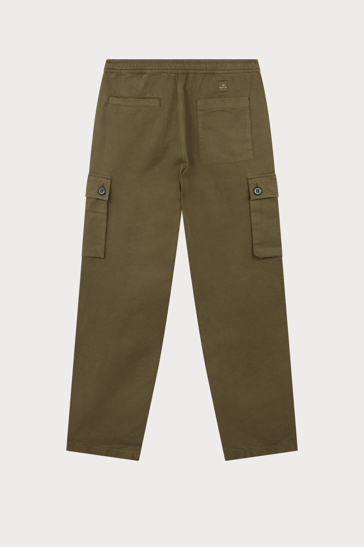 MENSBUTTON PKT CARGO MILITARY GREEN 5
