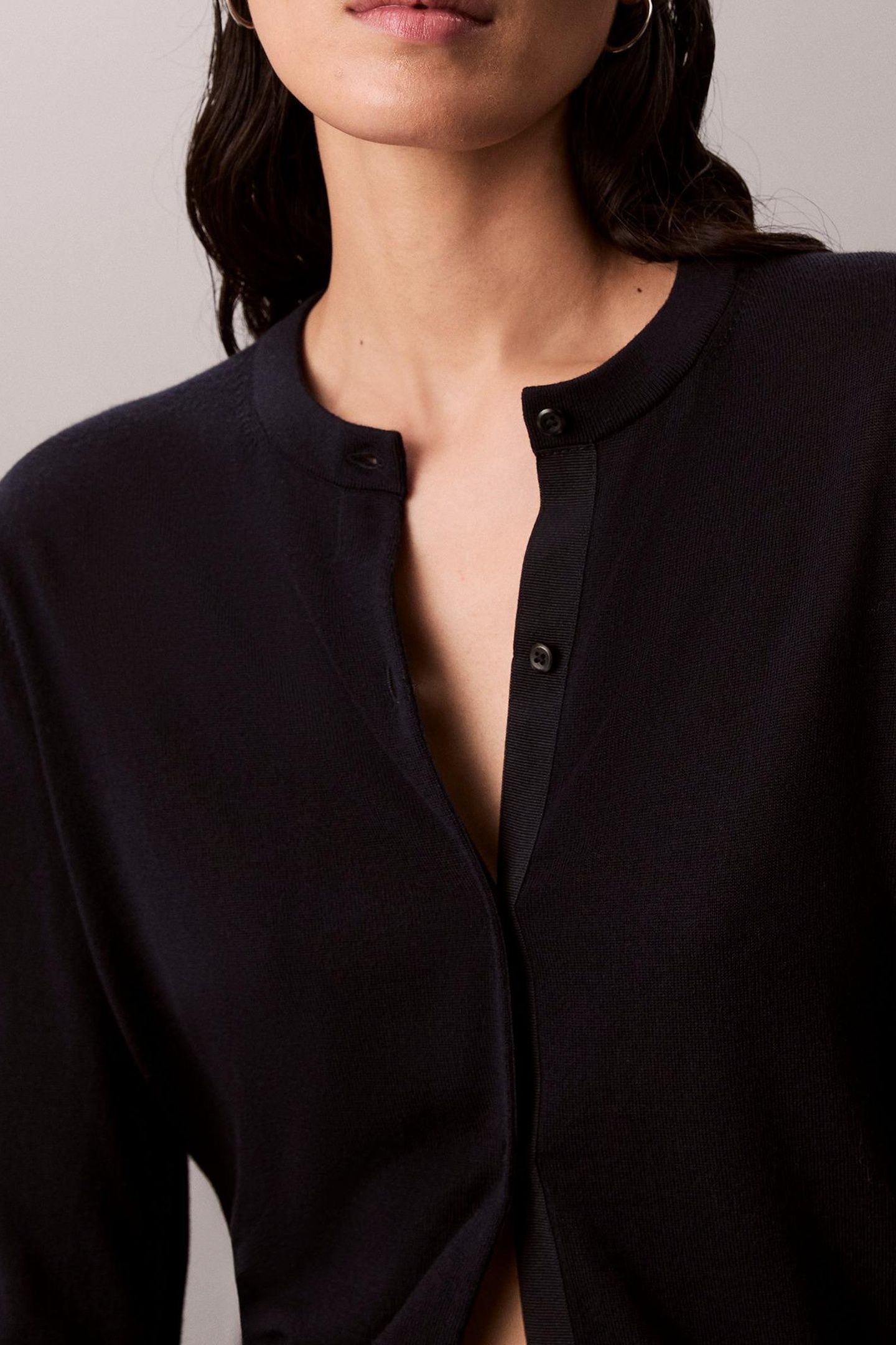 MERINO CARDIGAN BLACK 6