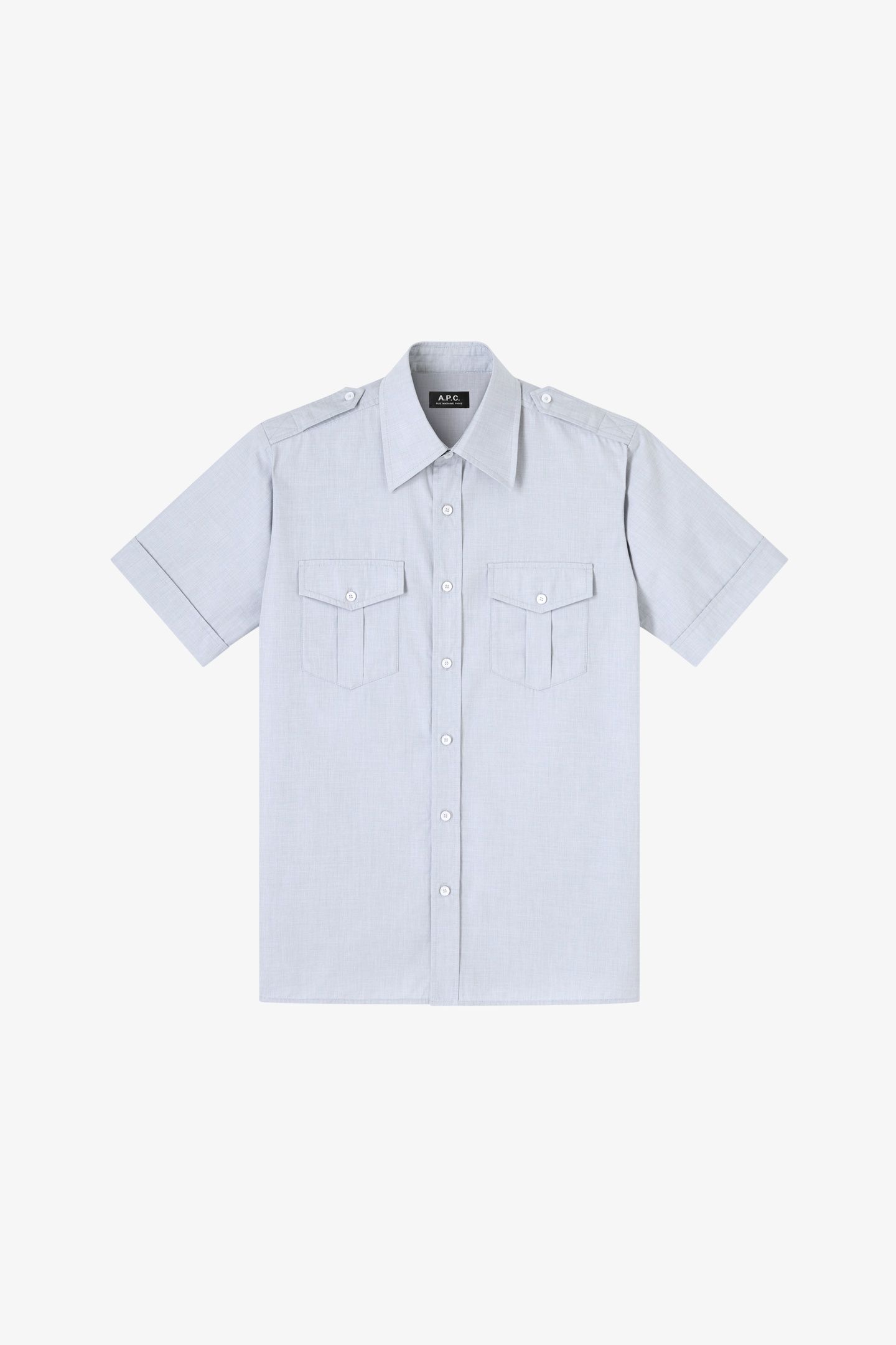 UNISEX POLICEMAN SHIRT LIGHT GREY 6