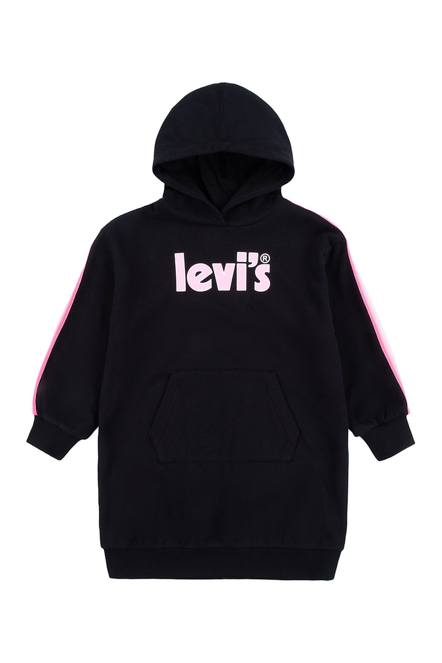 GIRLS SWEATSHIRT DRESS BLACK 1
