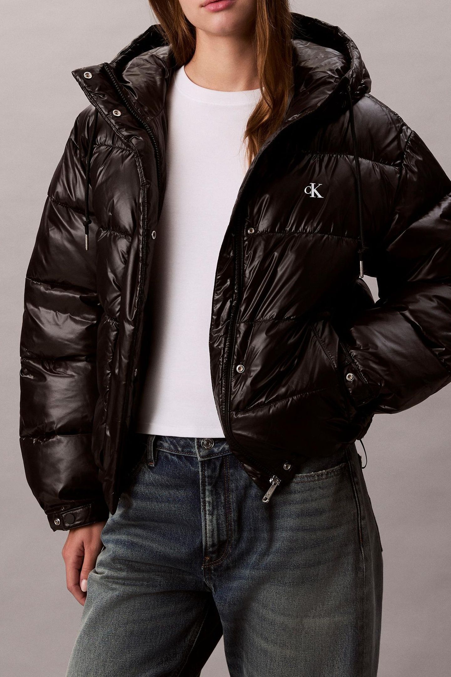 SHINE PUFFER JACKET BLACK 4