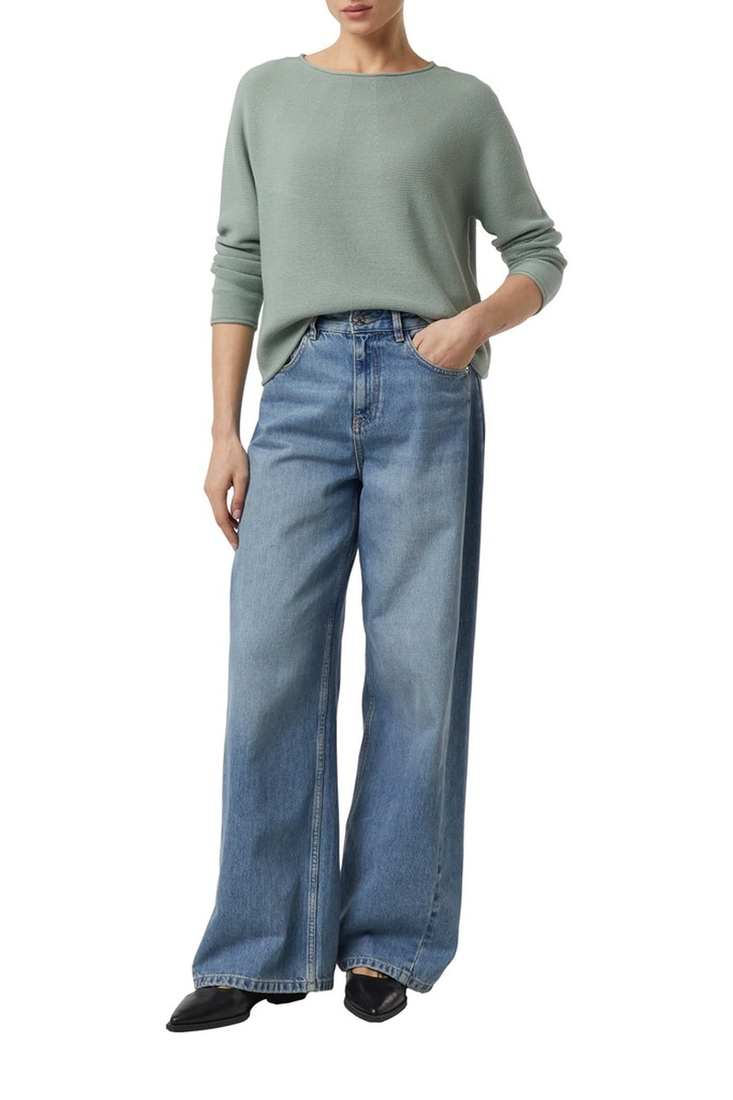 COMMA PULLOVER BLUE GREEN 2