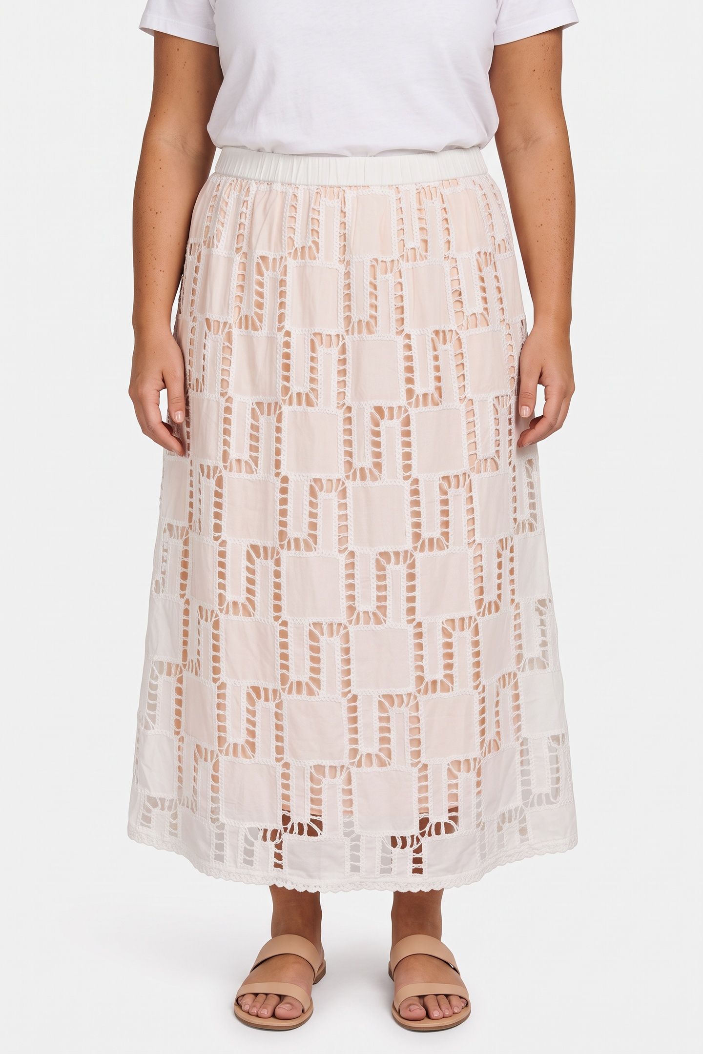 LONG SKIRT ECRU 1