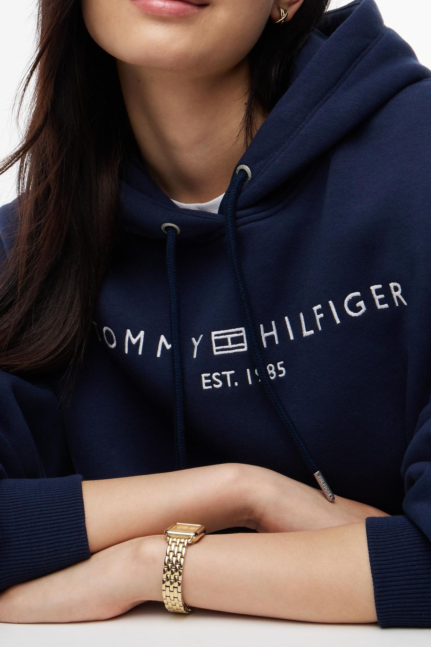 CORP LOGO MODERN HOODIE DARK BLUE 6