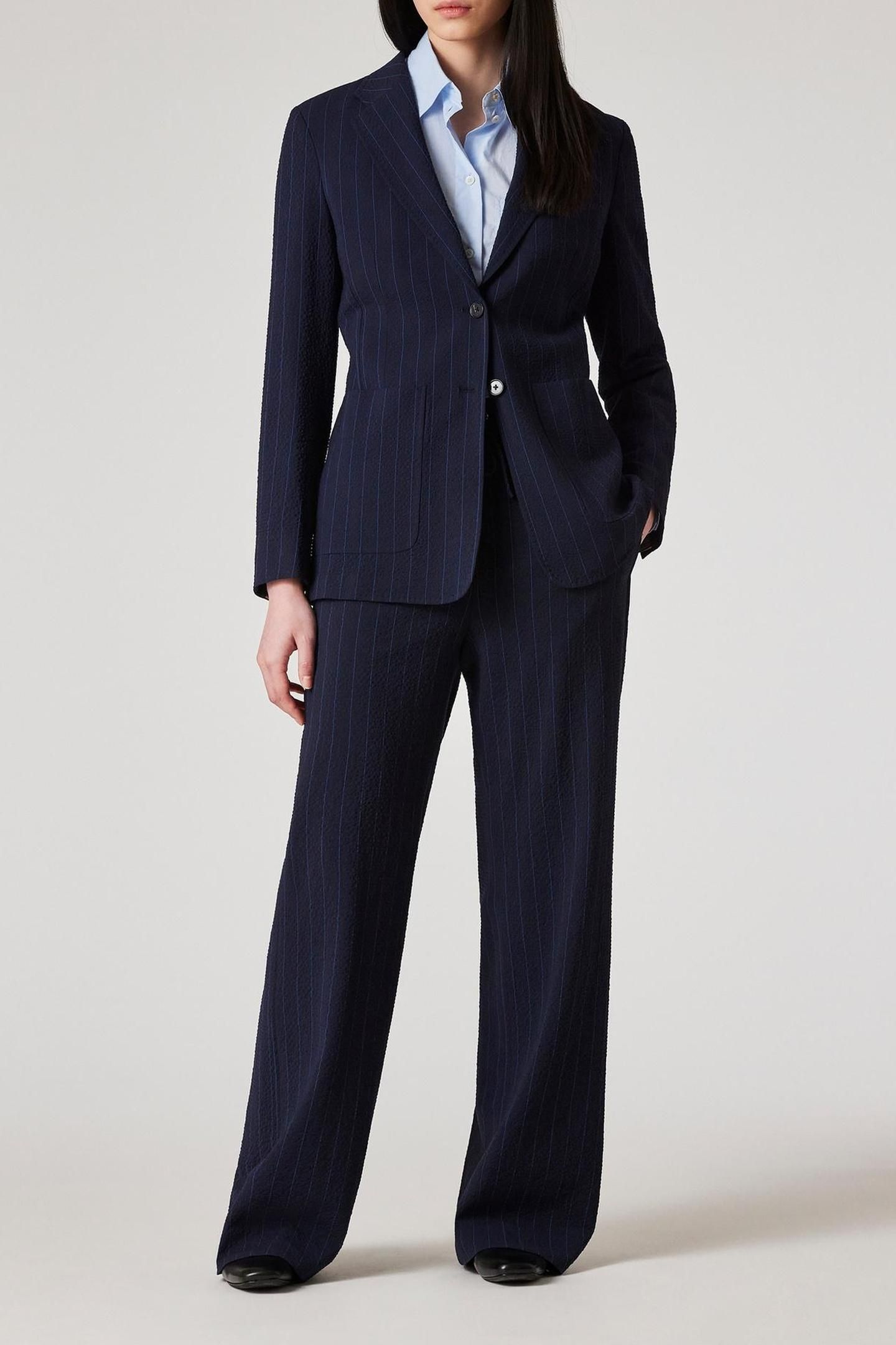 WOMENS TROUSERS VERY DARK NAVY 2