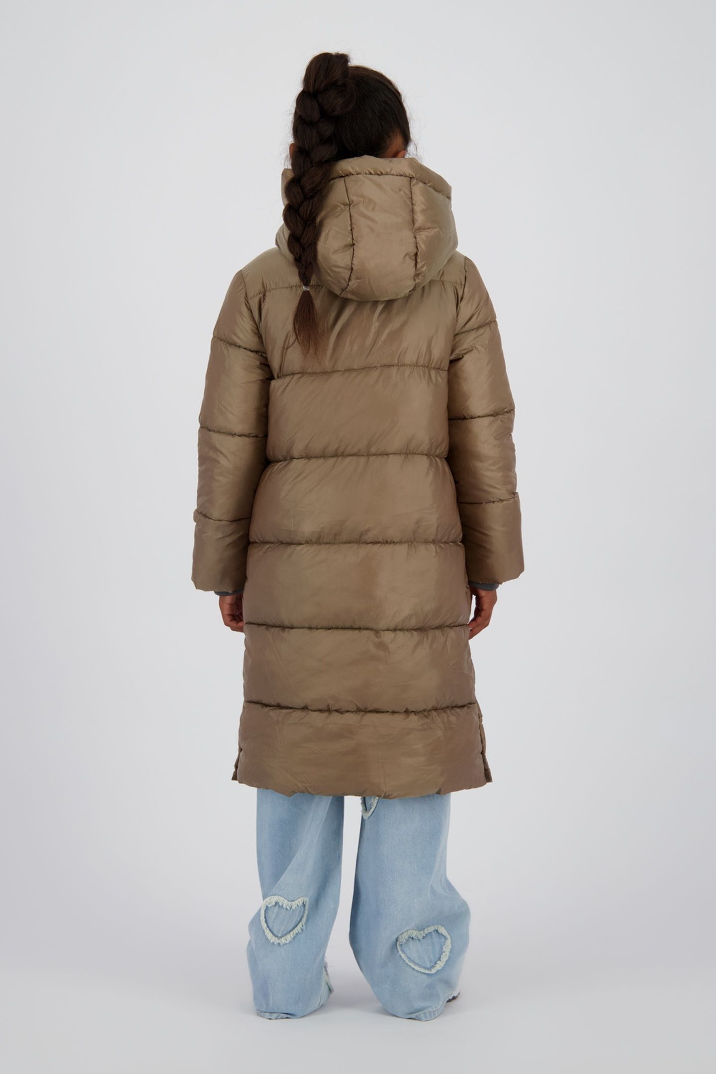 GIRLS TEZZY JACKET OUTDOOR LIGHT ARMY GREEN 2