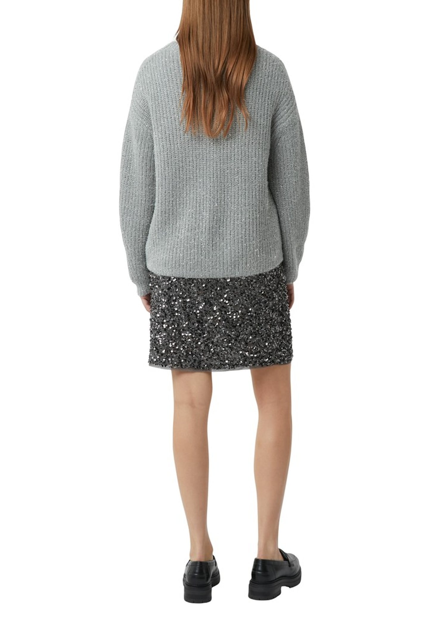 COMMA PULLOVER GREY/BLACK 6