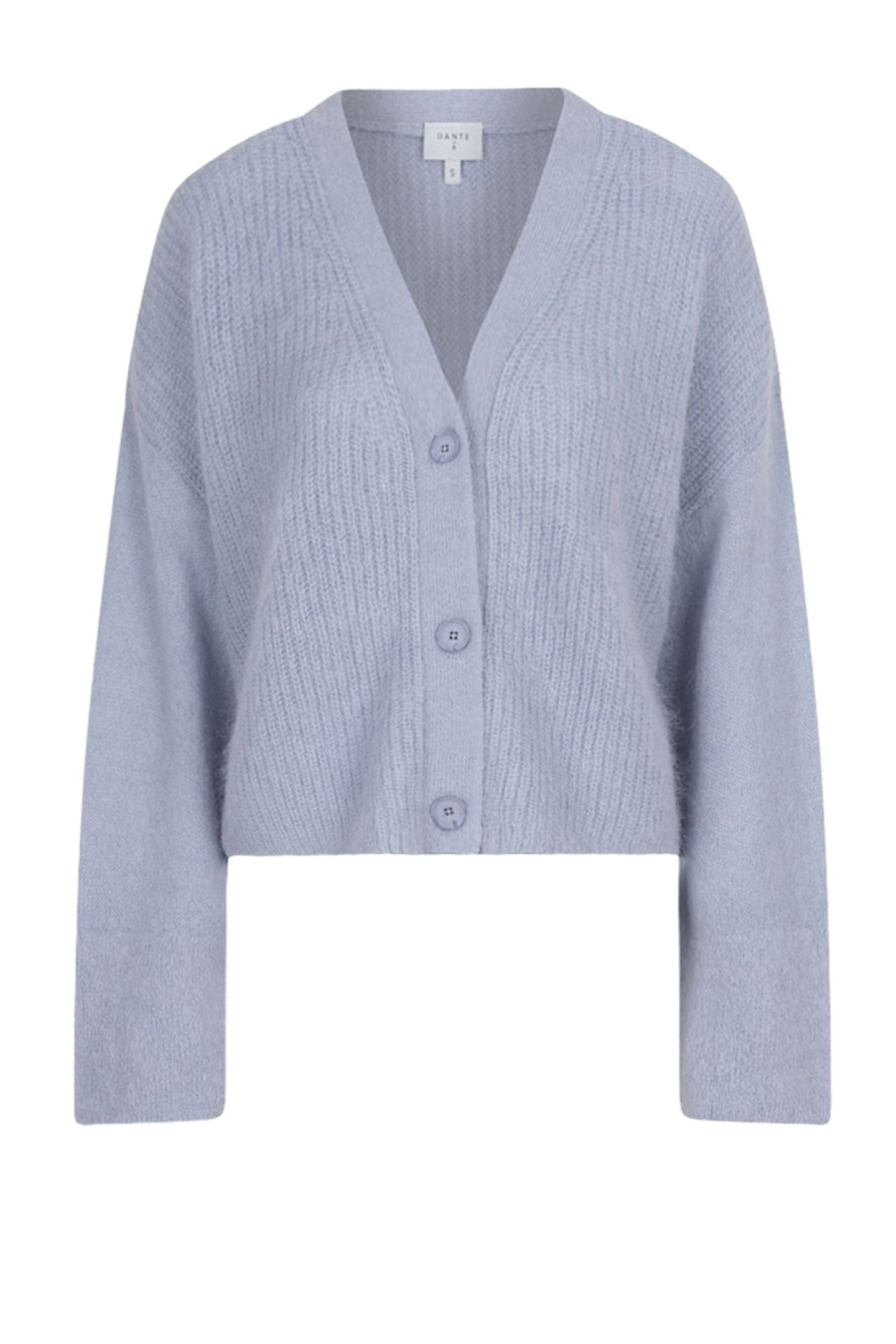 UTAH CROPPED CARDIGAN ICED BLUE 3