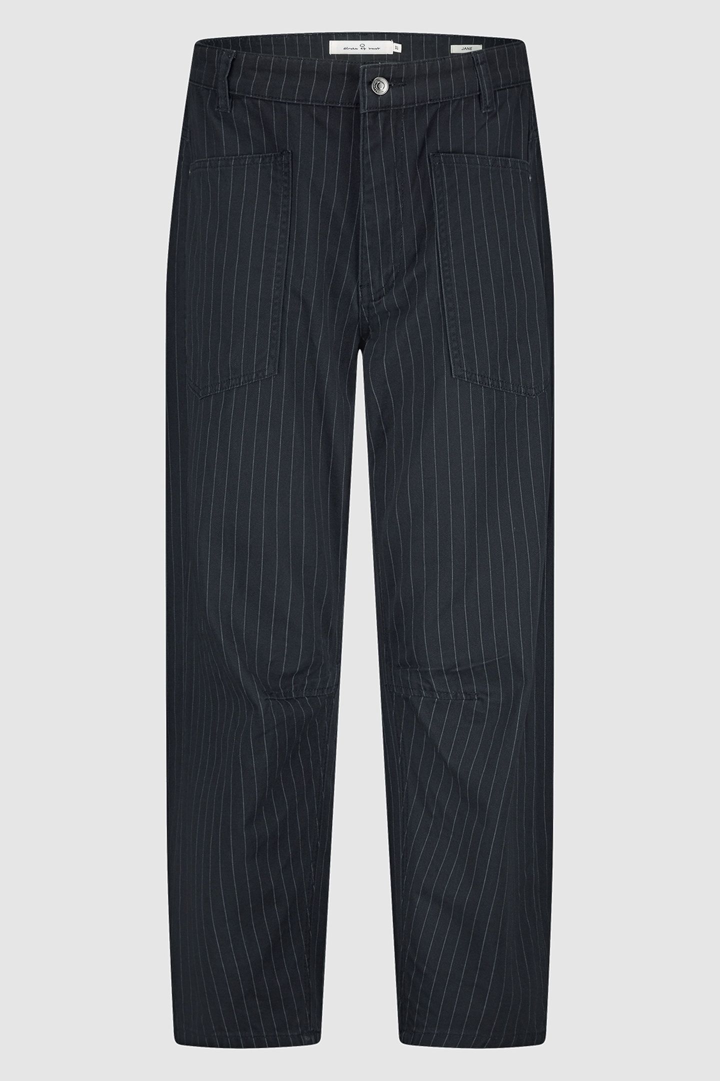 GIRLS JANE DNM WASHED BLACK STRIPE 1