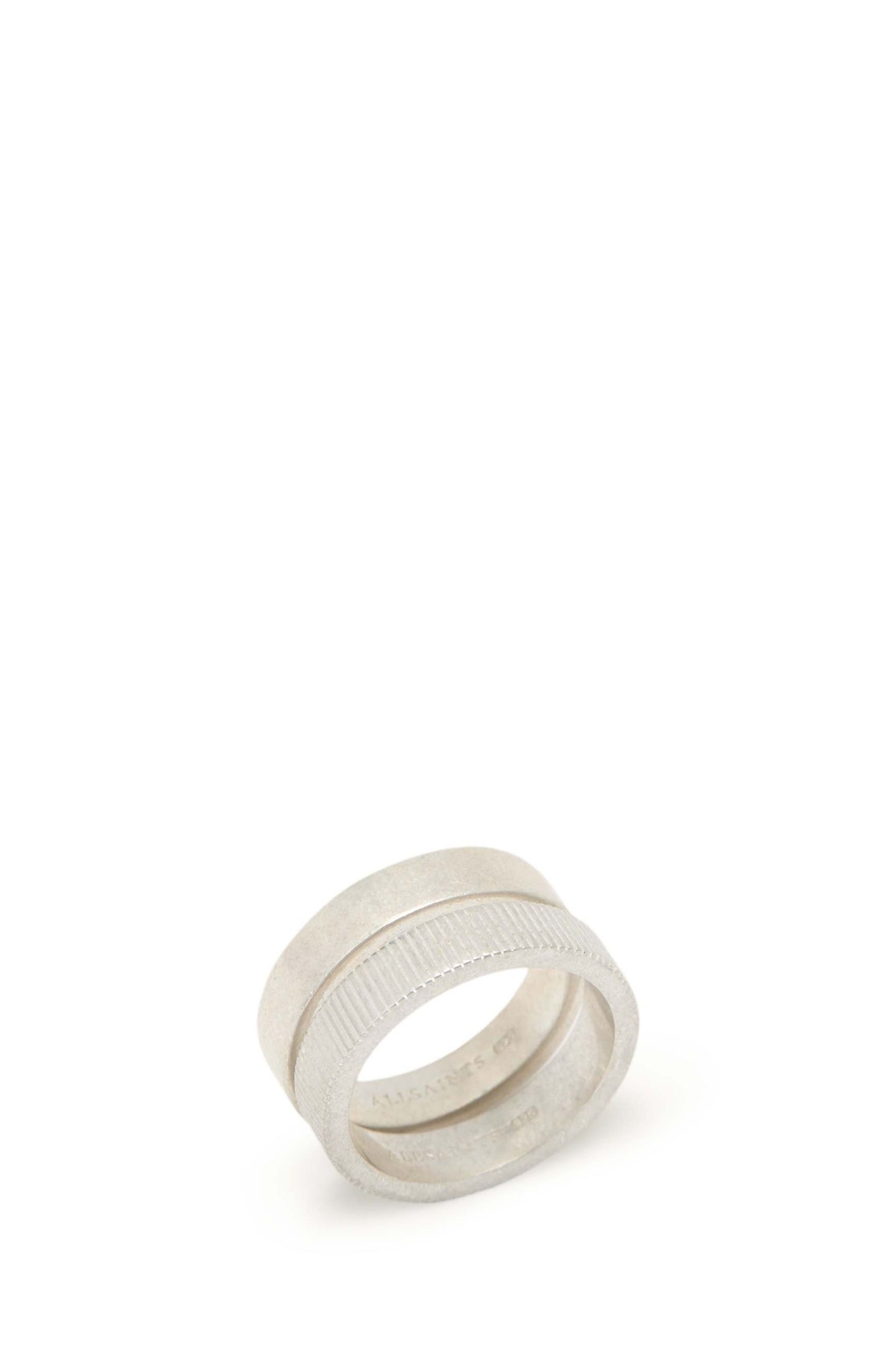 OTTO DBL RING WARM SILVER 1