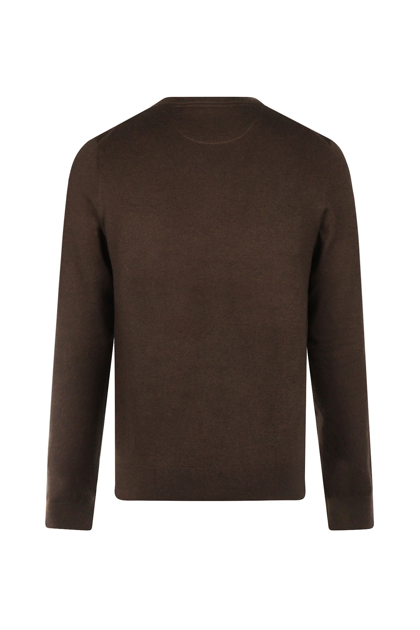 C-NECK SWEATER CHOCOLATE BROWN 2