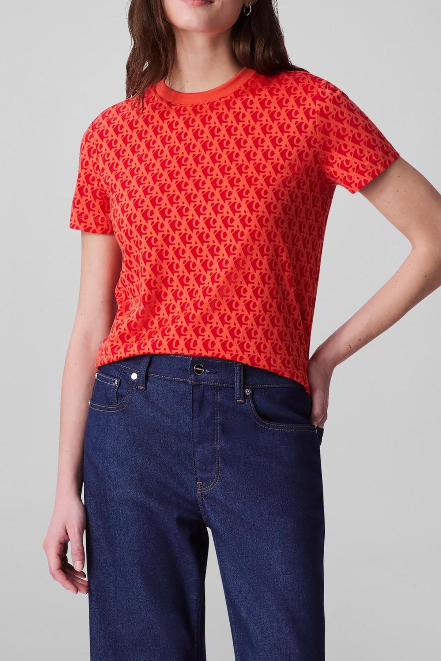 SS CLASSIC TEE POWDER ORANGE 1