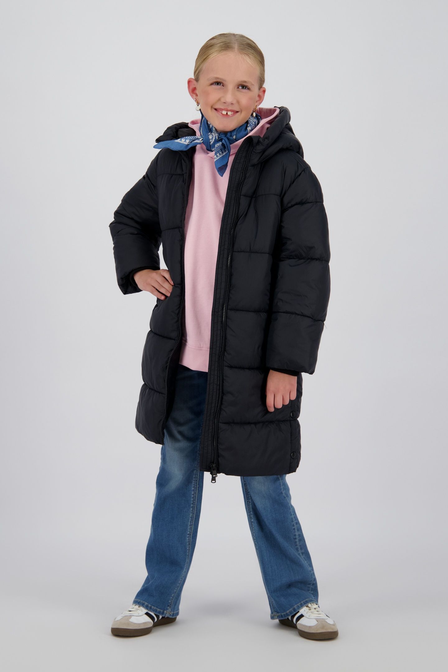 GIRLS TERNA JACKET OUTDOOR DEEP BLACK 1