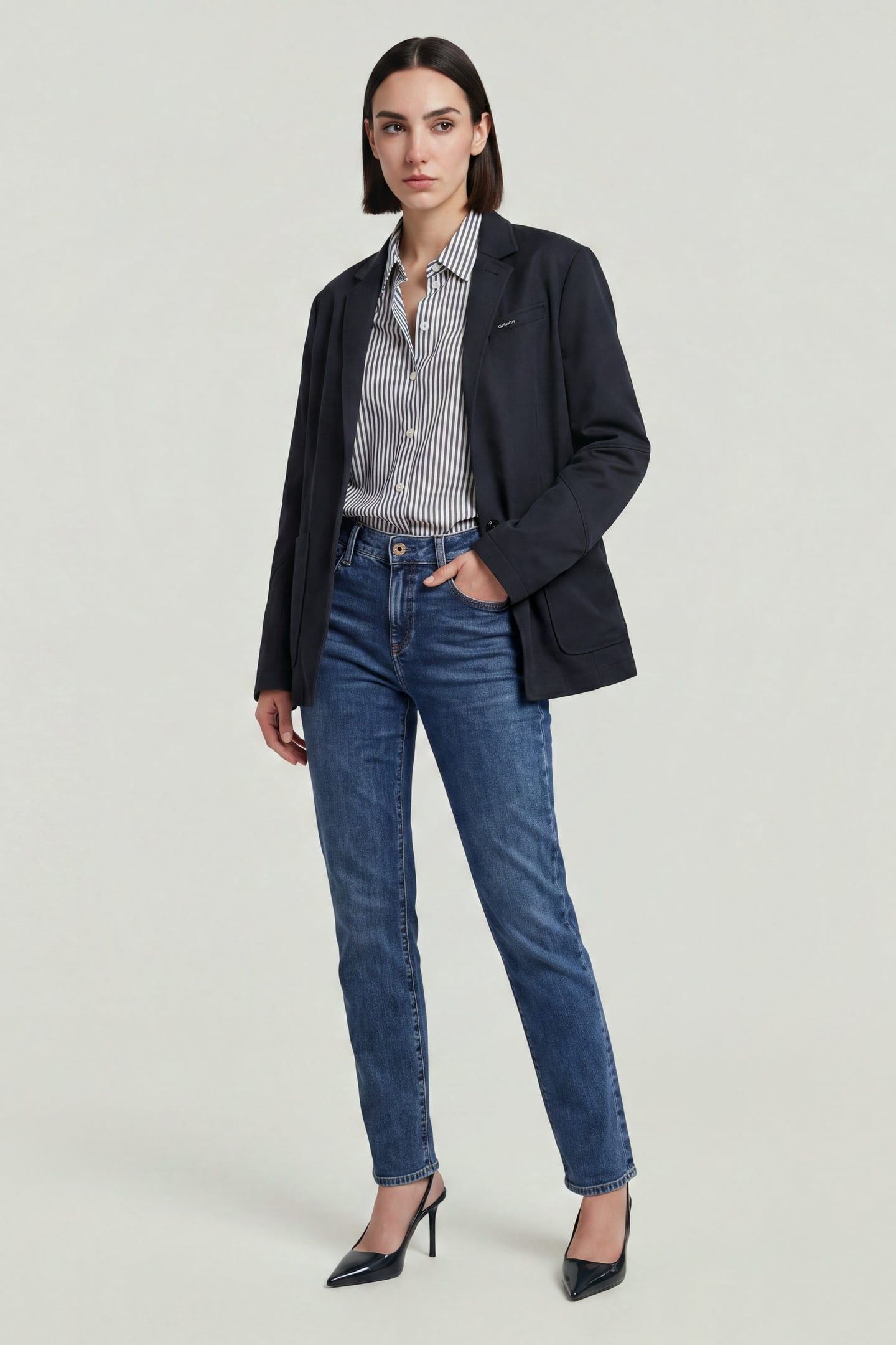 STRACE STRAIGHT MEDIUM BLUE 3