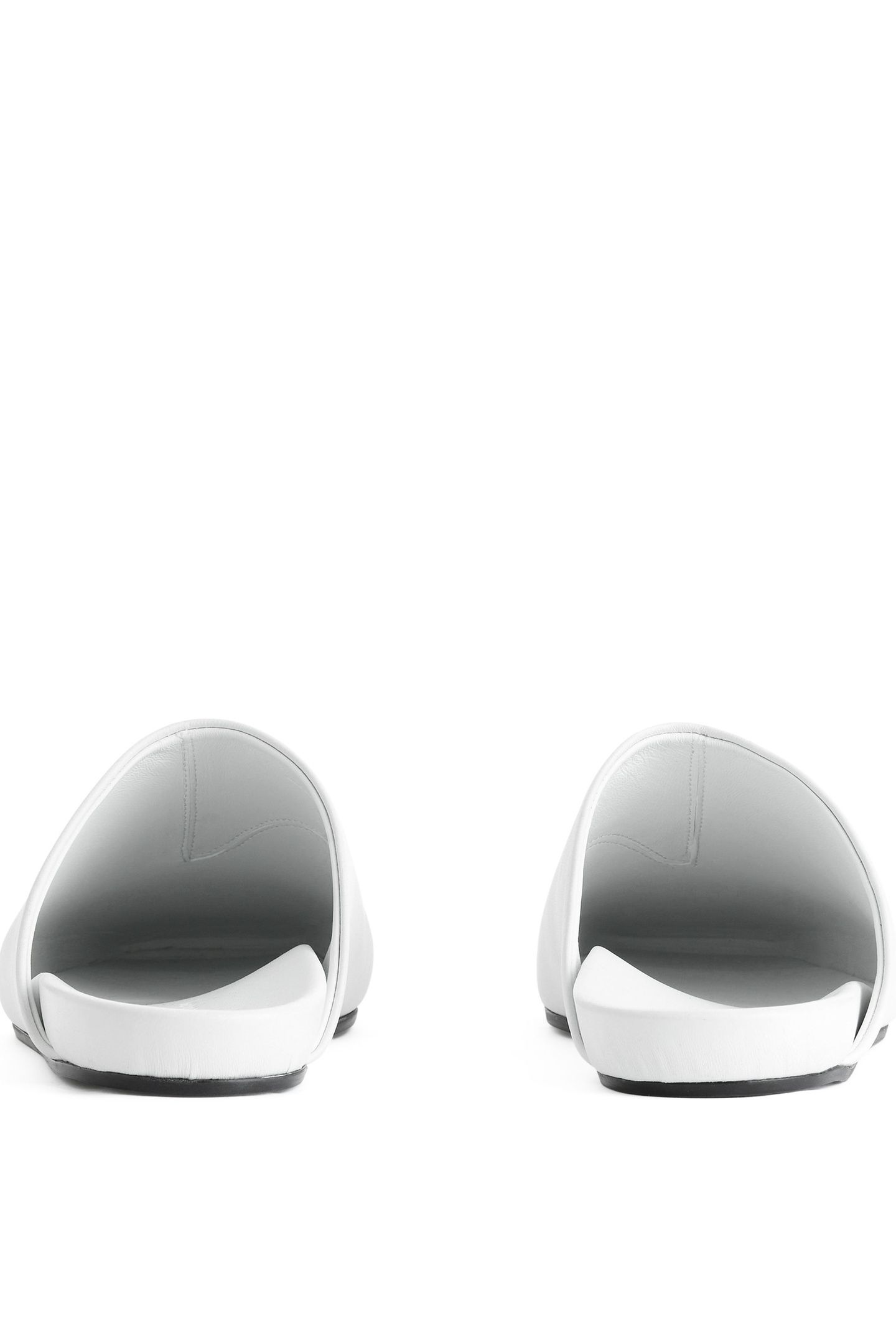 NIETTA FLAT MULE WHITE 4