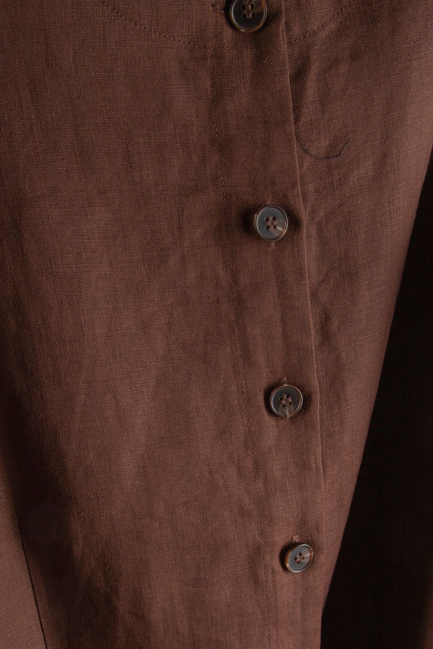 FIRIE VEST DRESS BROWN 5