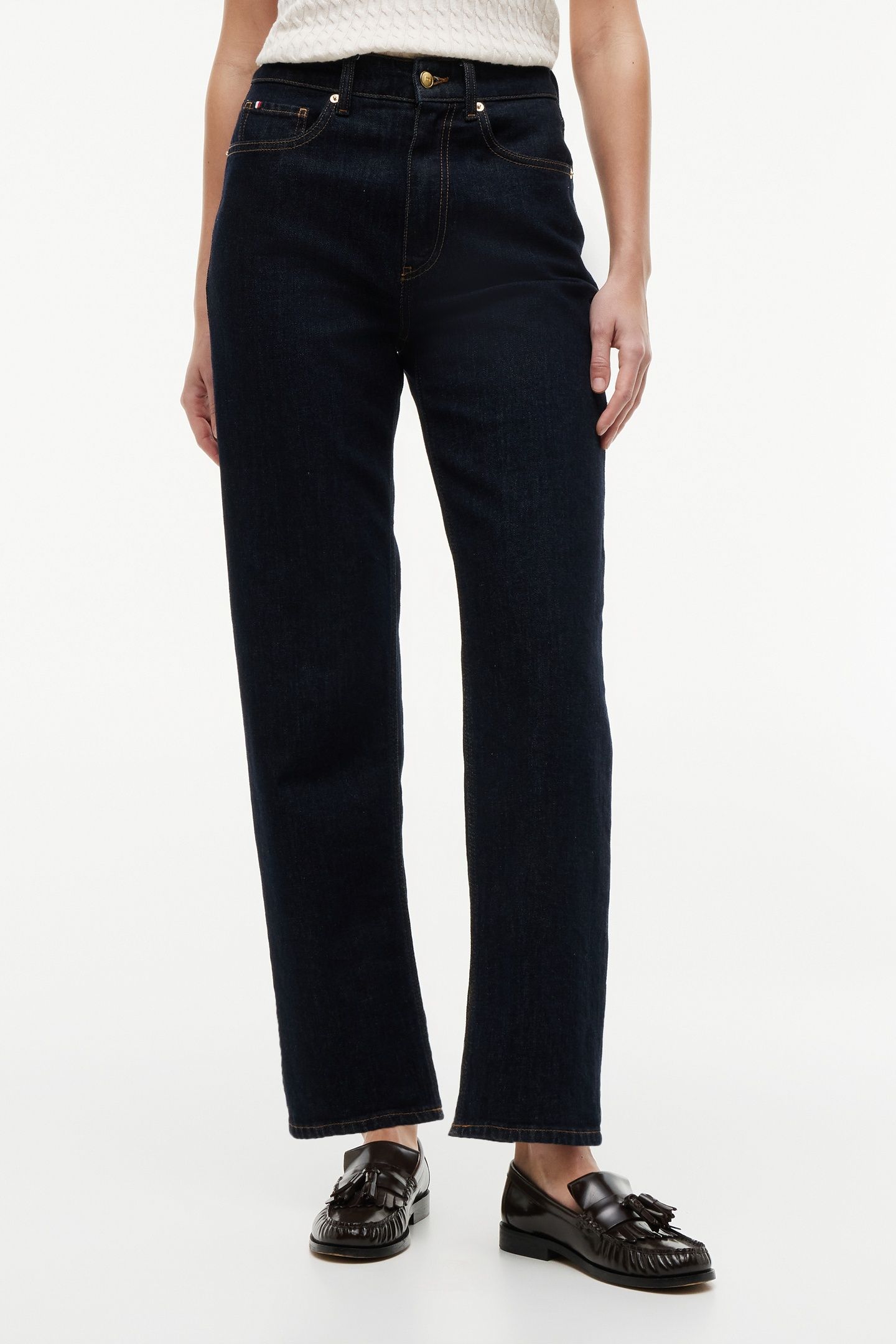 TAPERED RINSE HIGH WAISTED RINSE 2