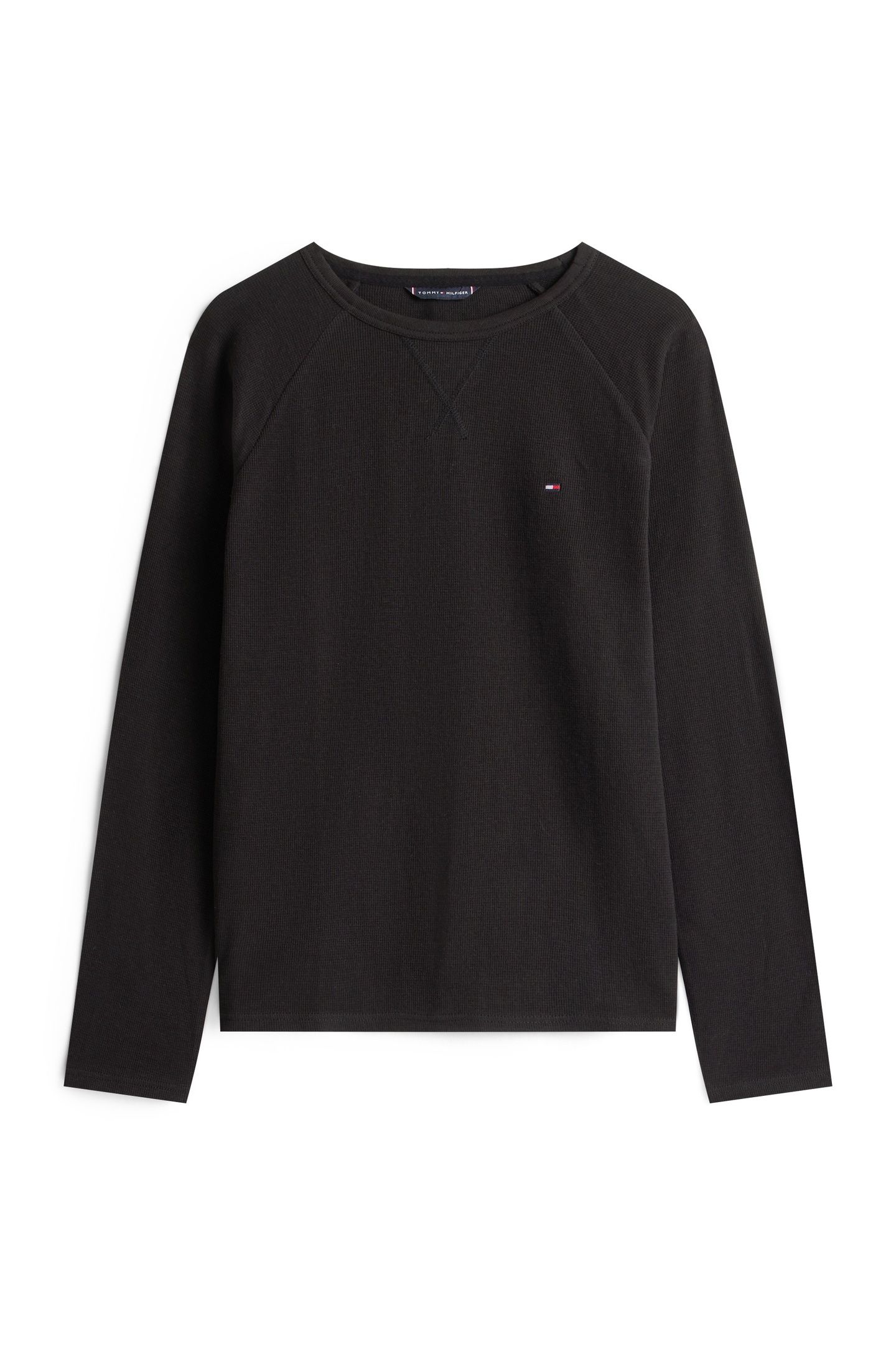 WAFFLE LOOSE TOP BLACK 4