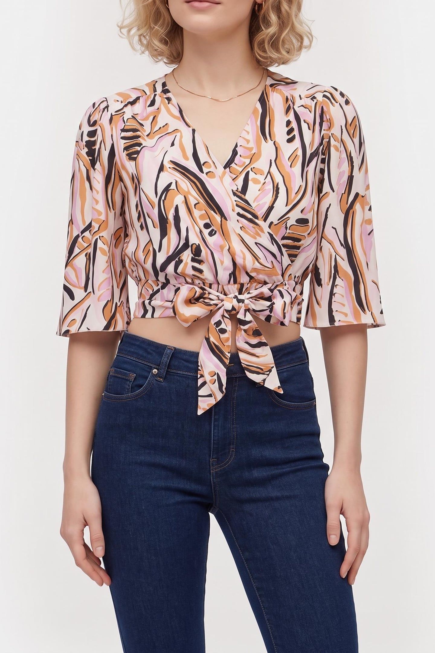 SHORT SLEEVES TOP ROSE 1