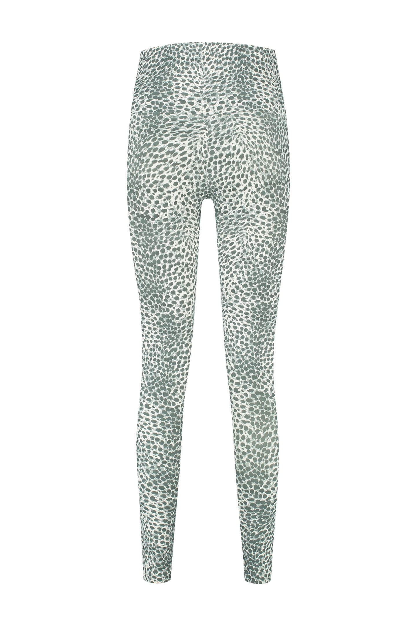 CLASSIC LEGGINGS HIGH WAISTBAND CHEETAH SAGE 2