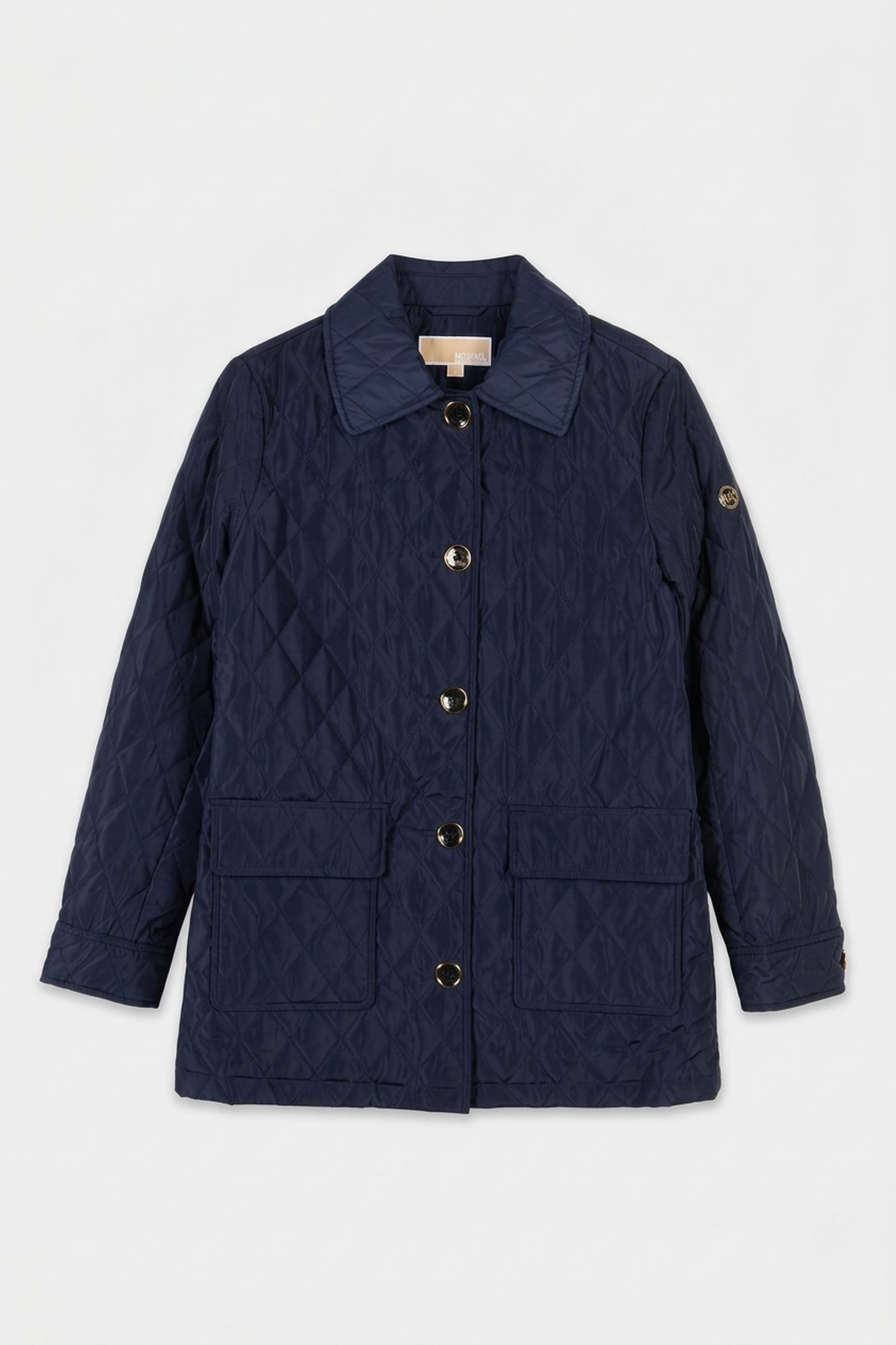 BUTTON UP QUILTED JACKET MIDNIGHT 3