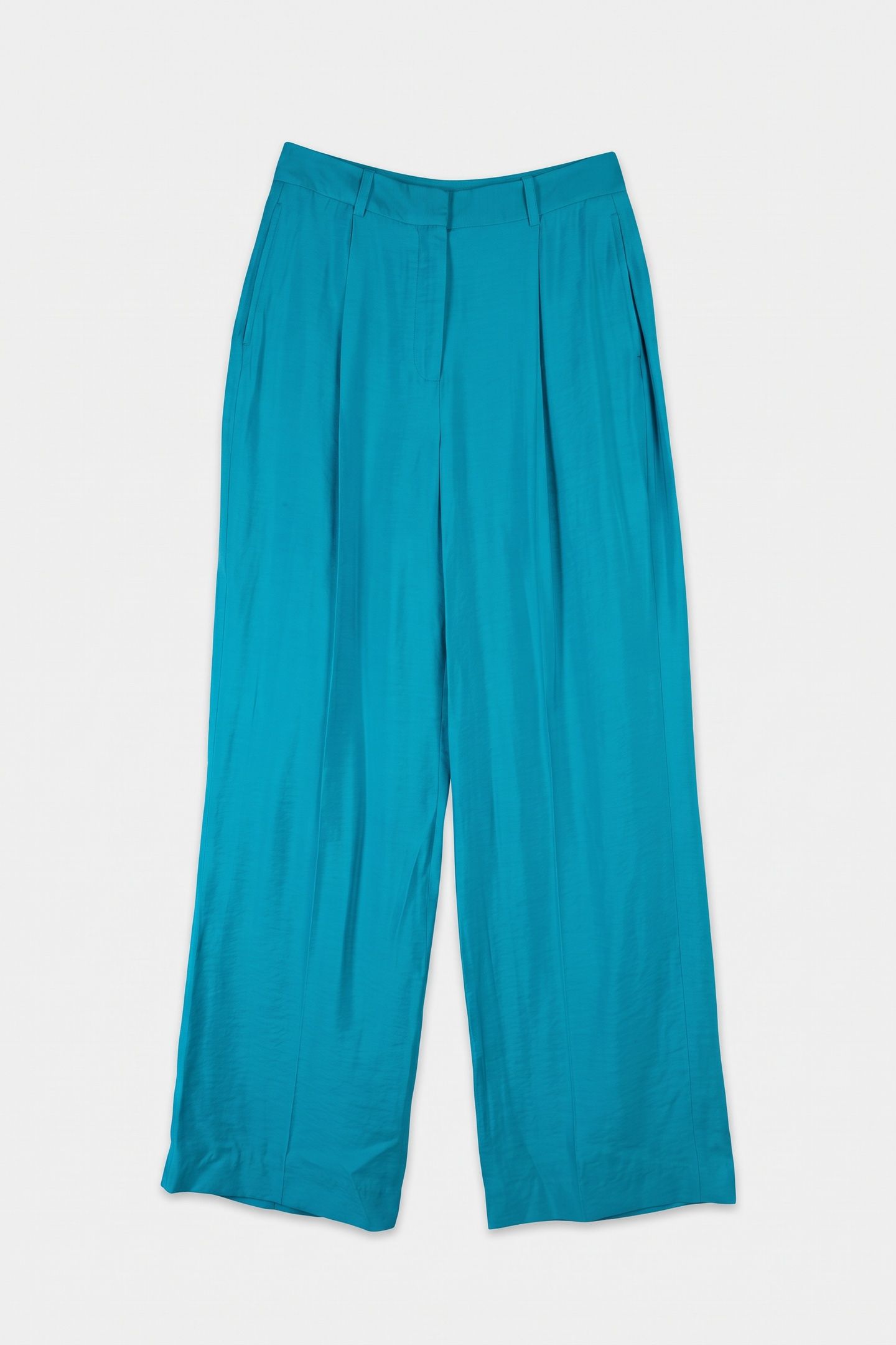 WIDE TROUSERS TURQUOISE 3
