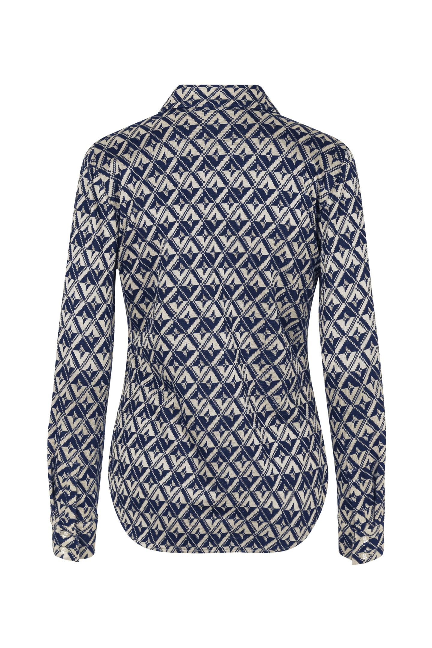 SABINA SHIRT LONG SLEEVE PIXELATED RHOMBUS 4
