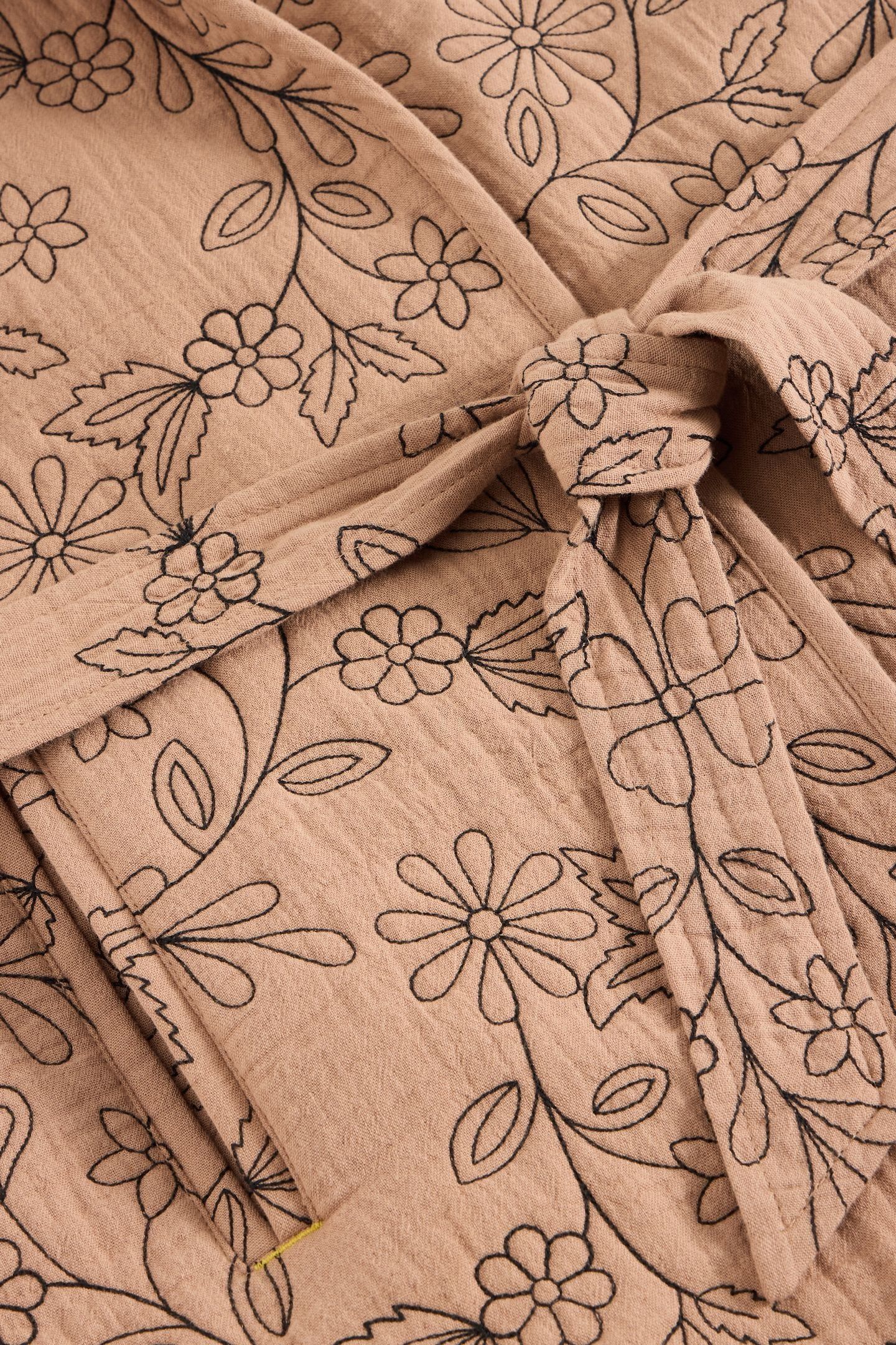 FLORENCE EMBROIDERED GILET NATURAL MULTI 6