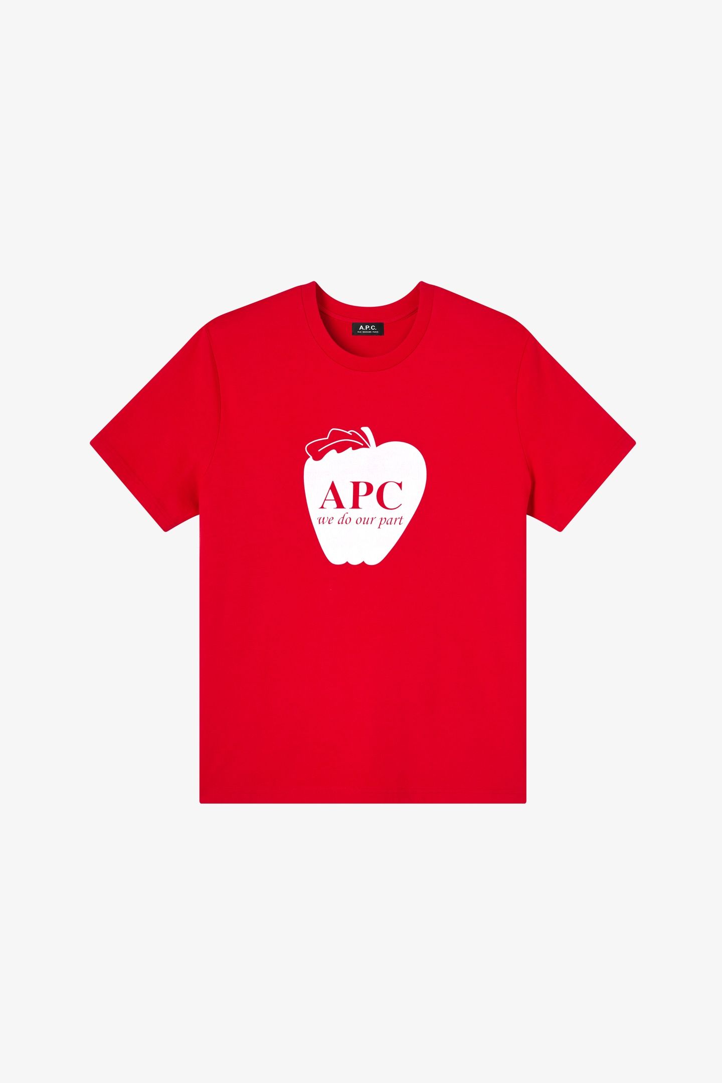 UNISEX T-SHIRT SHORT SLEEVE APPLE RED 2