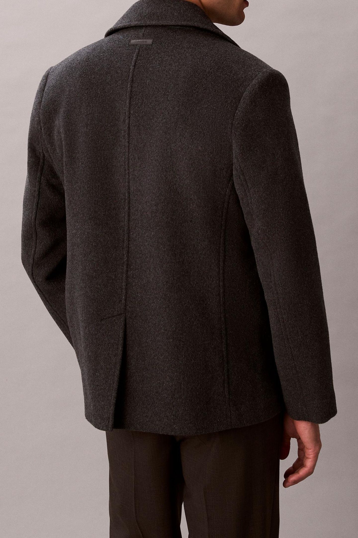 LS DBL FACE CONCRETE COAT CHARCOAL HEATHER 2