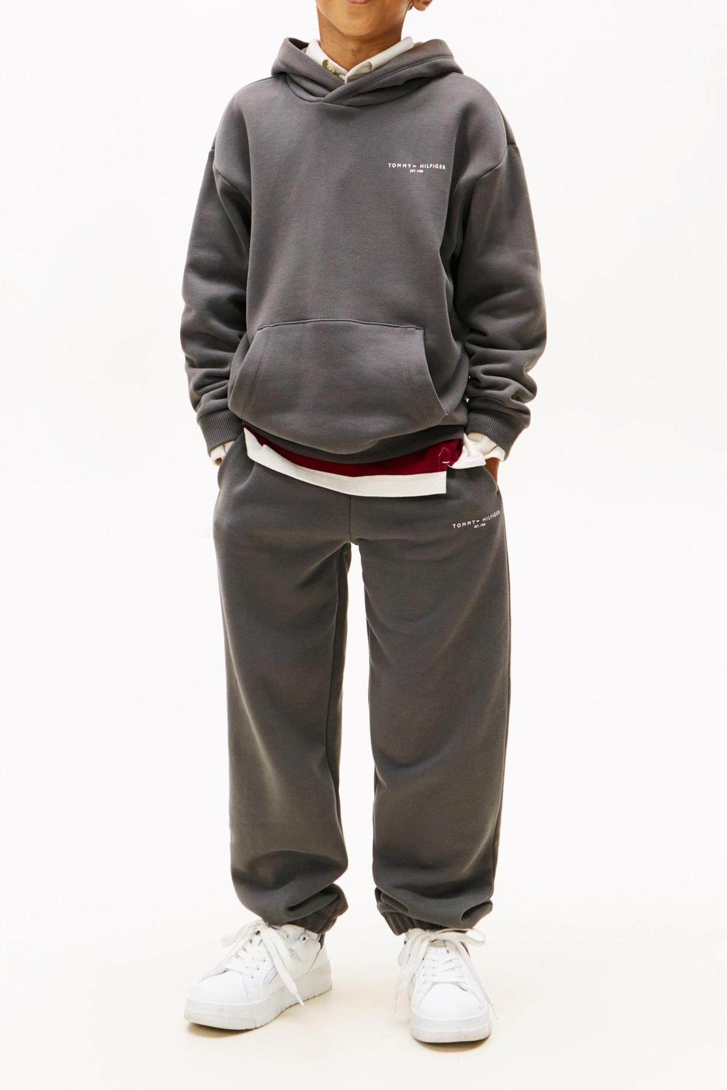 UNISEX MINI CORP HOODIE WASHED BLACK 2