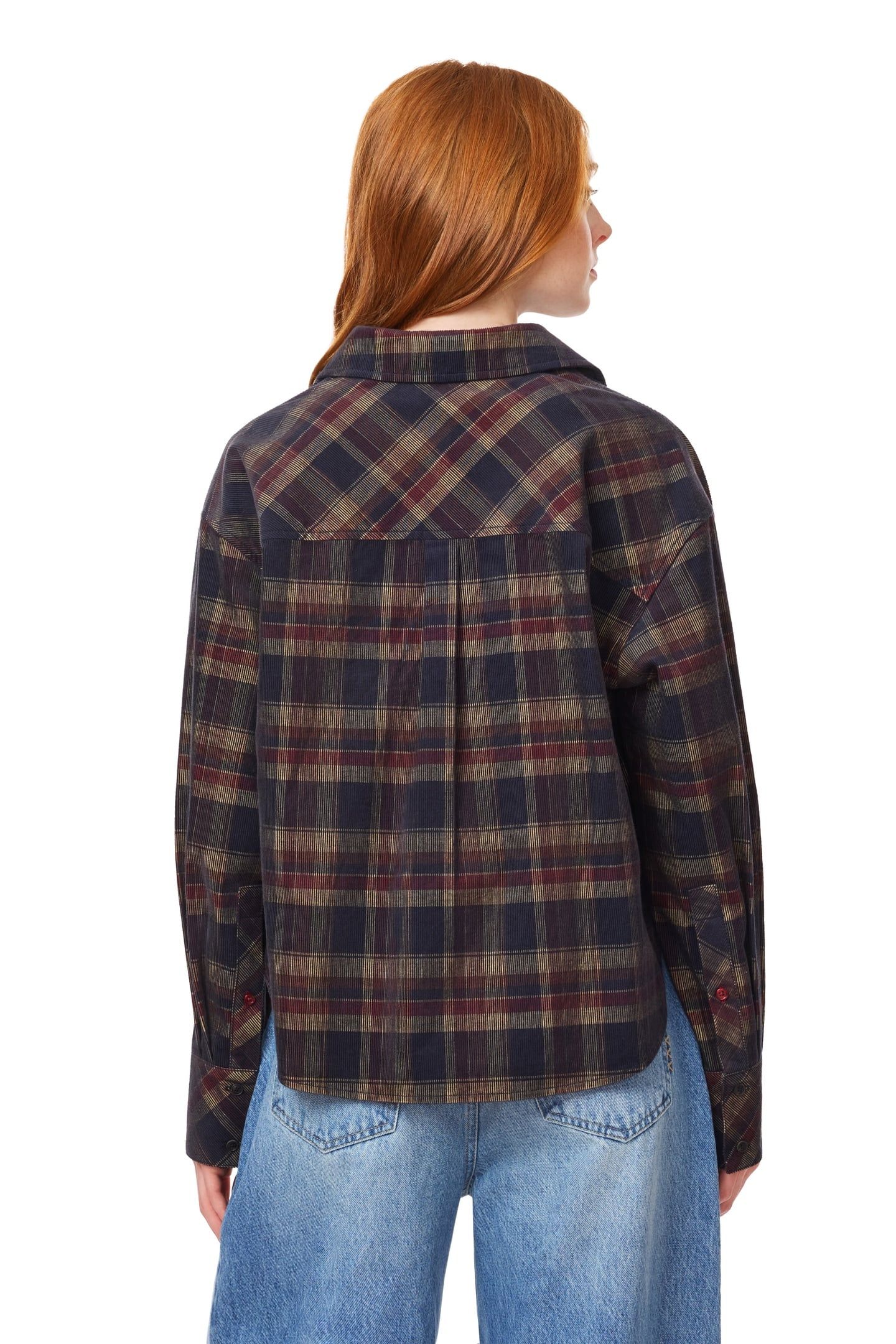 CROPPED SHIRT MULTI PLAID 2