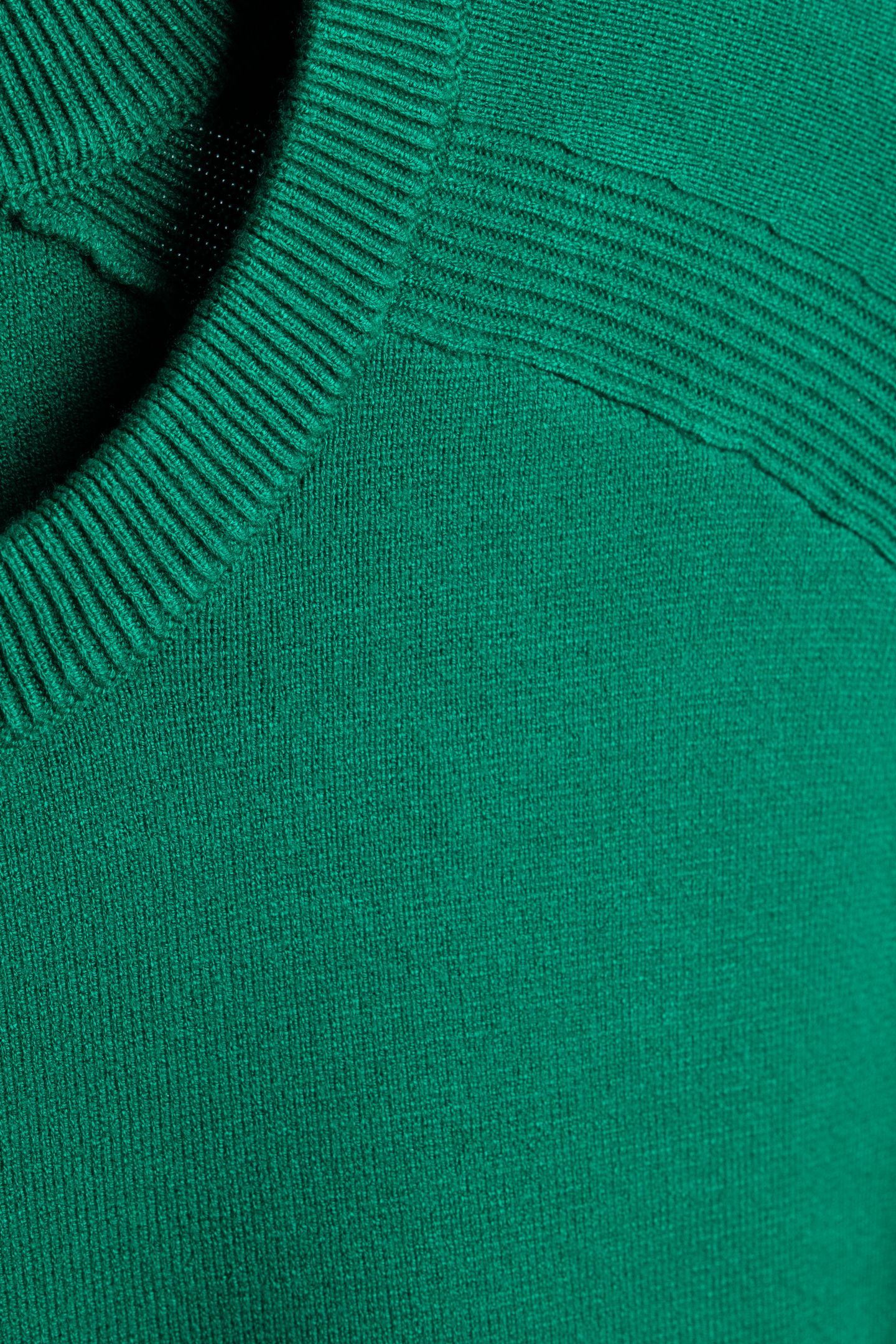 LS SNOWY TECH KNIT CREWNECK DECO GREEN 4