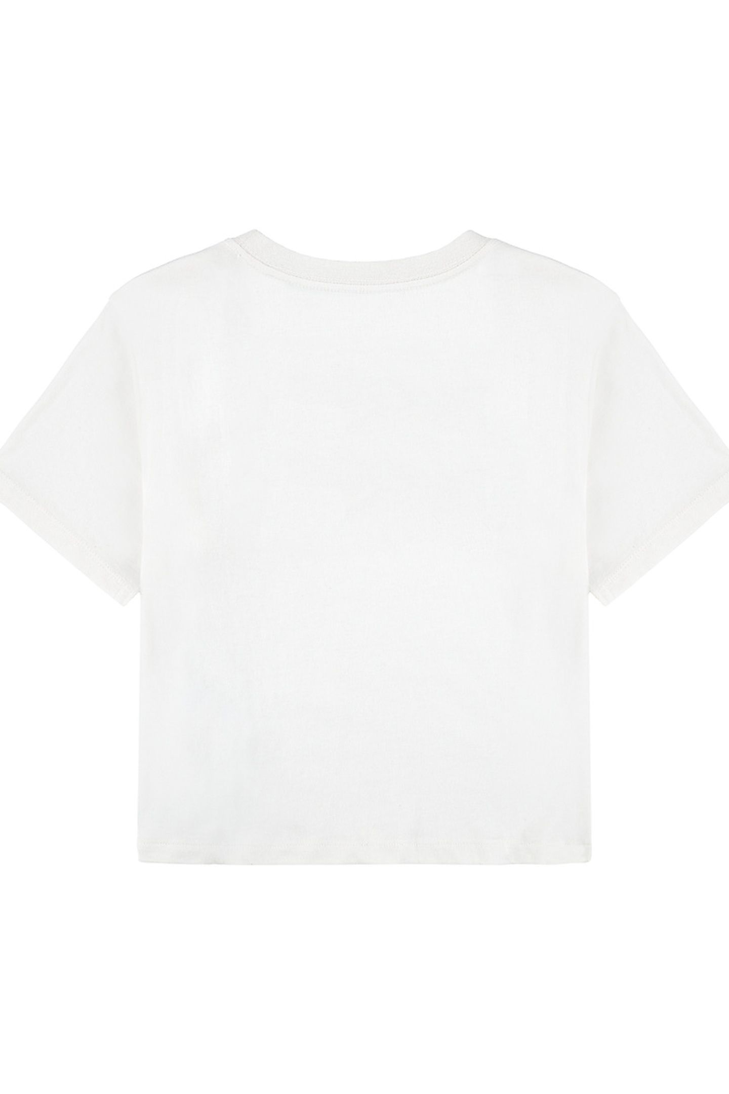 GIRLS MEET AND GREET ORGANIC TEE WHITE ALYSSUM 2
