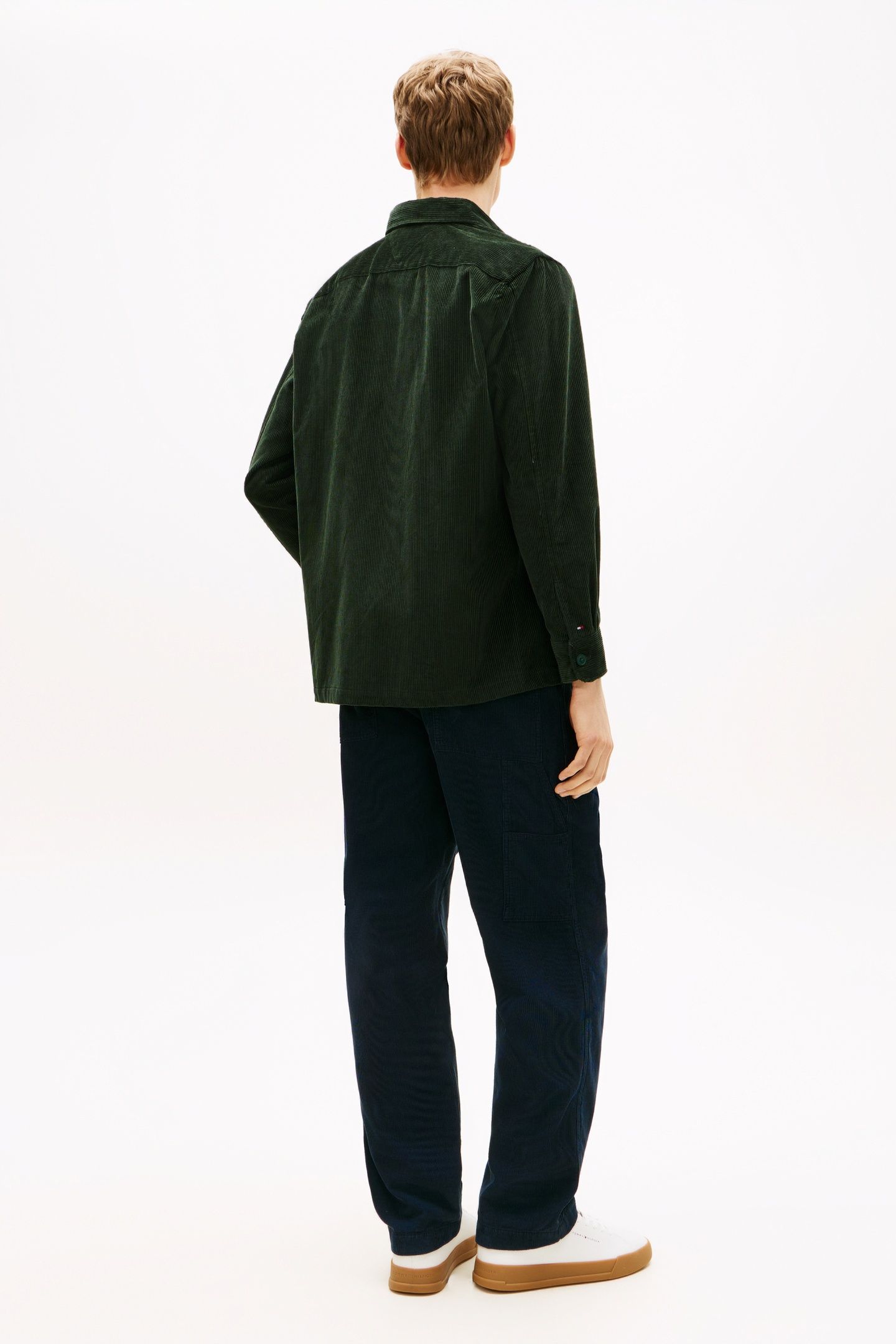 CORDUROY RELAXED OVERSHIRT RIVERBED GREEN CORD 3